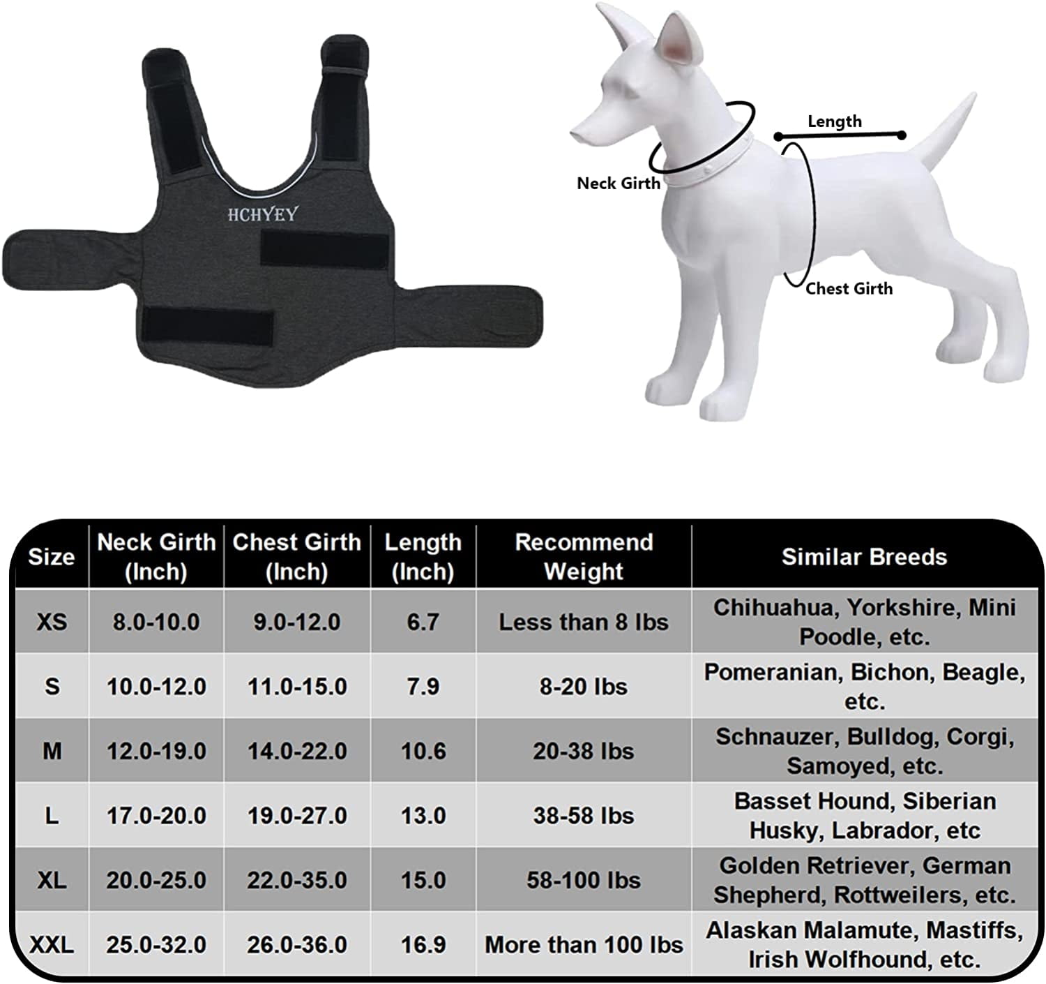 Dog Jacket, Skin-Friendly Dog Calming Vest - Dog Shirt for Thunder, Fireworks and Separation - Keep Pet Calm Without Medicine & Training, Anti Anxiety Vest for Dogs XL Rose Red - Image 4