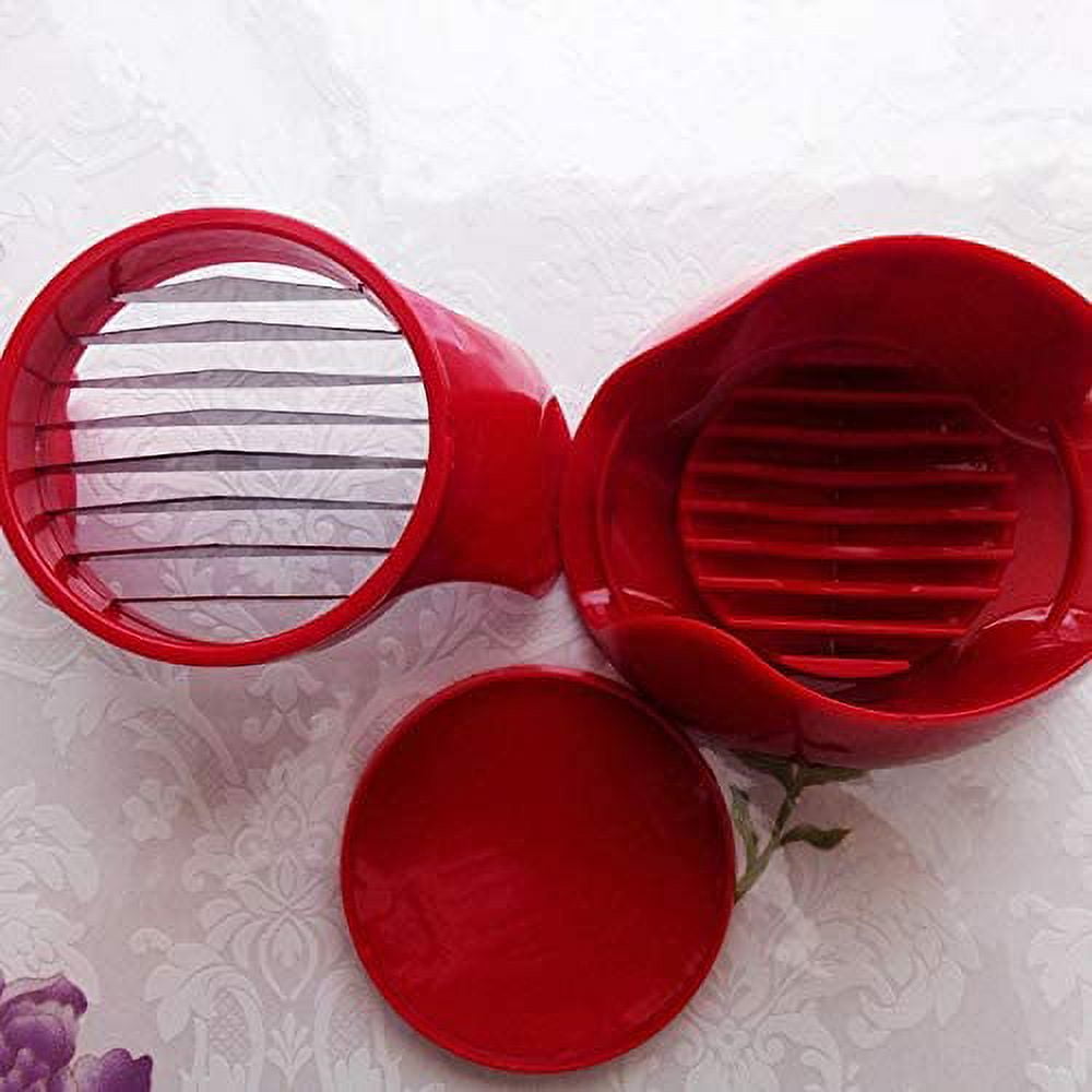 Fruit and Vegetable Cutter, 1 Slicer Tomato Potato Onion Fruit Vegetable Slicer Tomato Slicer Stand Kitchen Slicer Tool Gadgets - Image 5