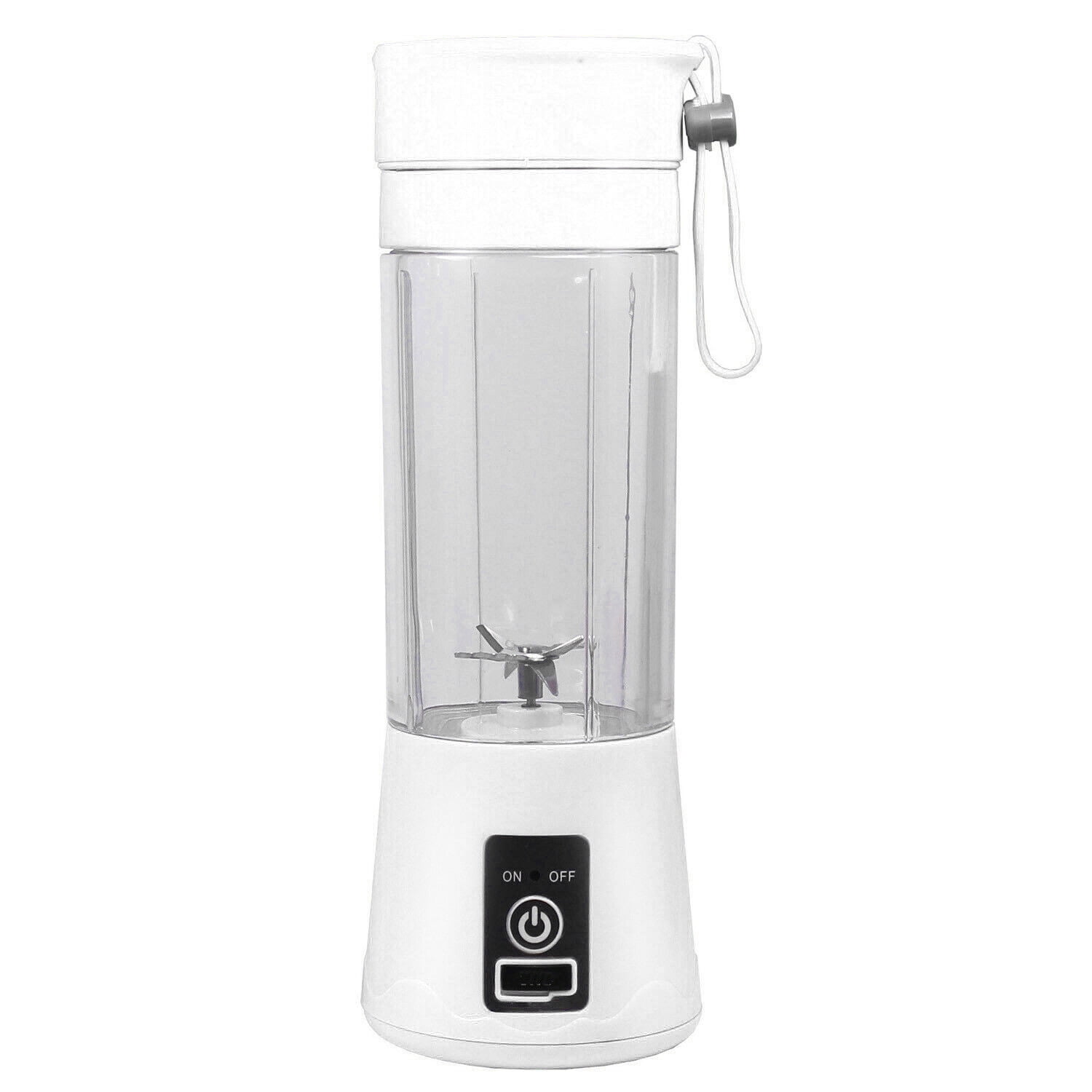 Mini Portable Blender,Smoothies Personal Blender Mini Shakes Juicer Cup USB Rechargeable With 6 blades White - Image 8