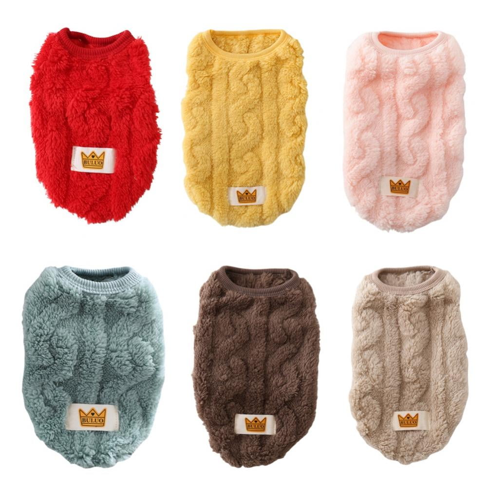 Cat Sweaters Kitty Sweater for Cats Knitwear,Small Dogs Kitten Clothes Male and Female,High Stretch,Soft,Warm Dog Clothes for Small Dog and Cat Winter XL Beige - Image 5
