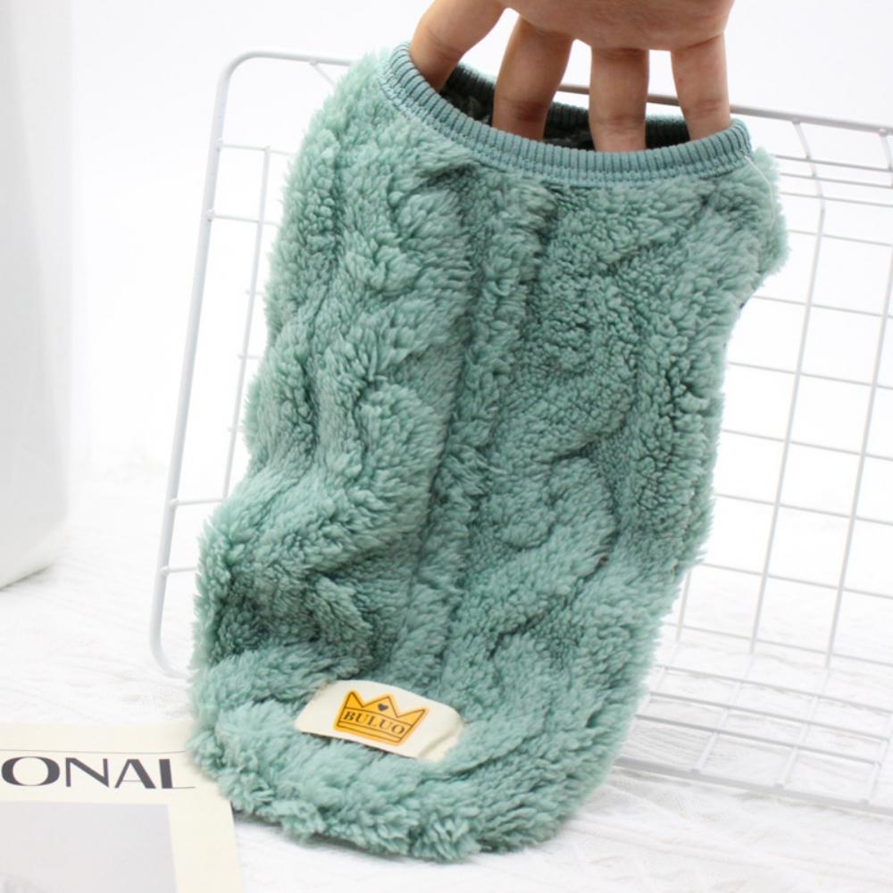 Cat Sweaters Kitty Sweater for Cats Knitwear,Small Dogs Kitten Clothes Male and Female,High Stretch,Soft,Warm Dog Clothes for Small Dog and Cat Winter M Green - Image 2