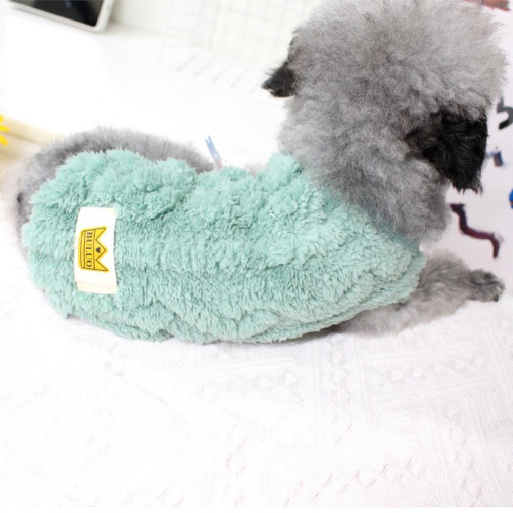 Cat Sweaters Kitty Sweater for Cats Knitwear,Small Dogs Kitten Clothes Male and Female,High Stretch,Soft,Warm Dog Clothes for Small Dog and Cat Winter M Green - Image 3