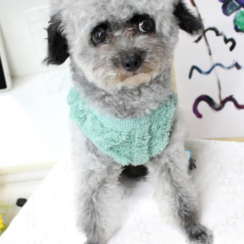 Cat Sweaters Kitty Sweater for Cats Knitwear,Small Dogs Kitten Clothes Male and Female,High Stretch,Soft,Warm Dog Clothes for Small Dog and Cat Winter M Green - Image 4