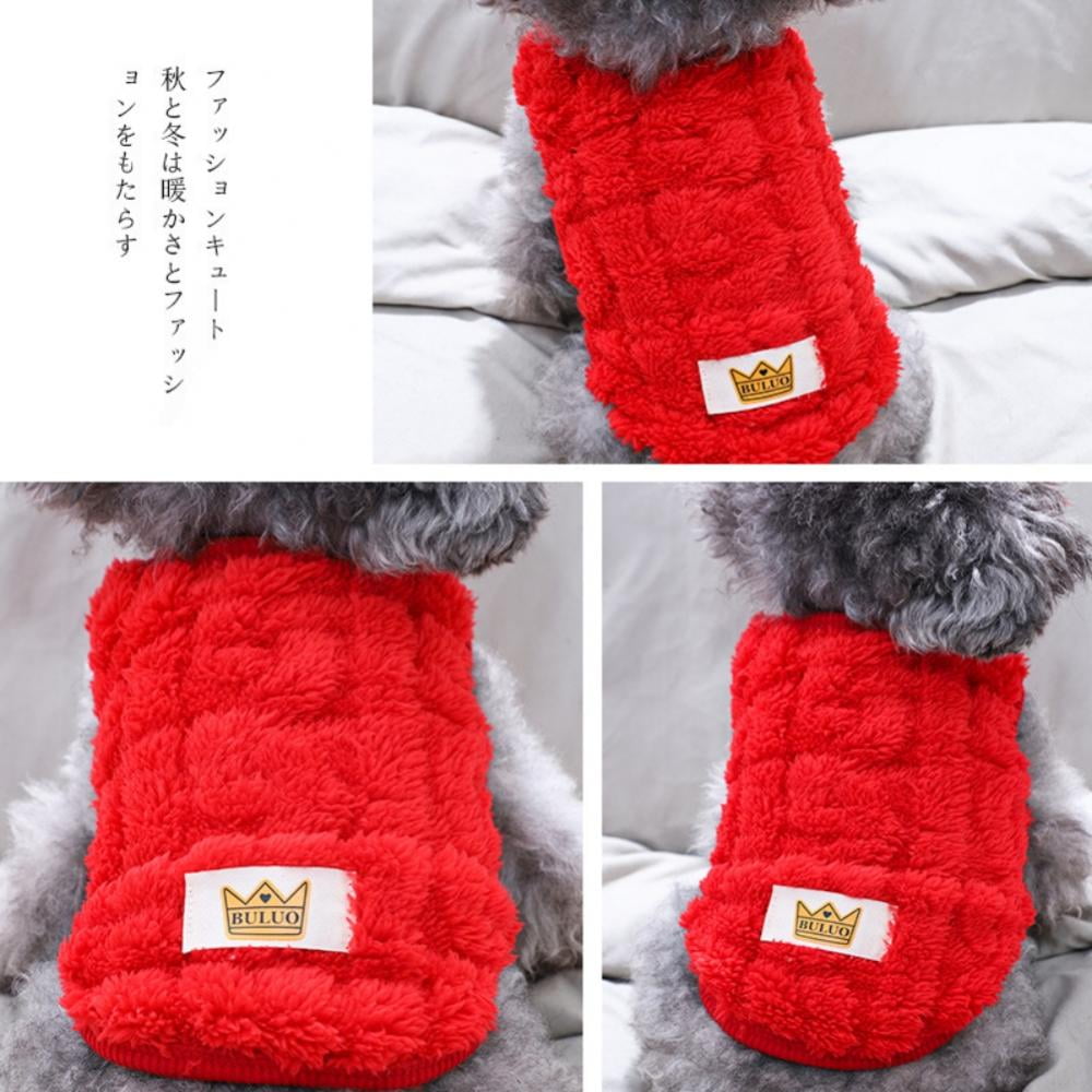 Cat Sweaters Kitty Sweater for Cats Knitwear,Small Dogs Kitten Clothes Male and Female,High Stretch,Soft,Warm Dog Clothes for Small Dog and Cat Winter S Red - Image 3