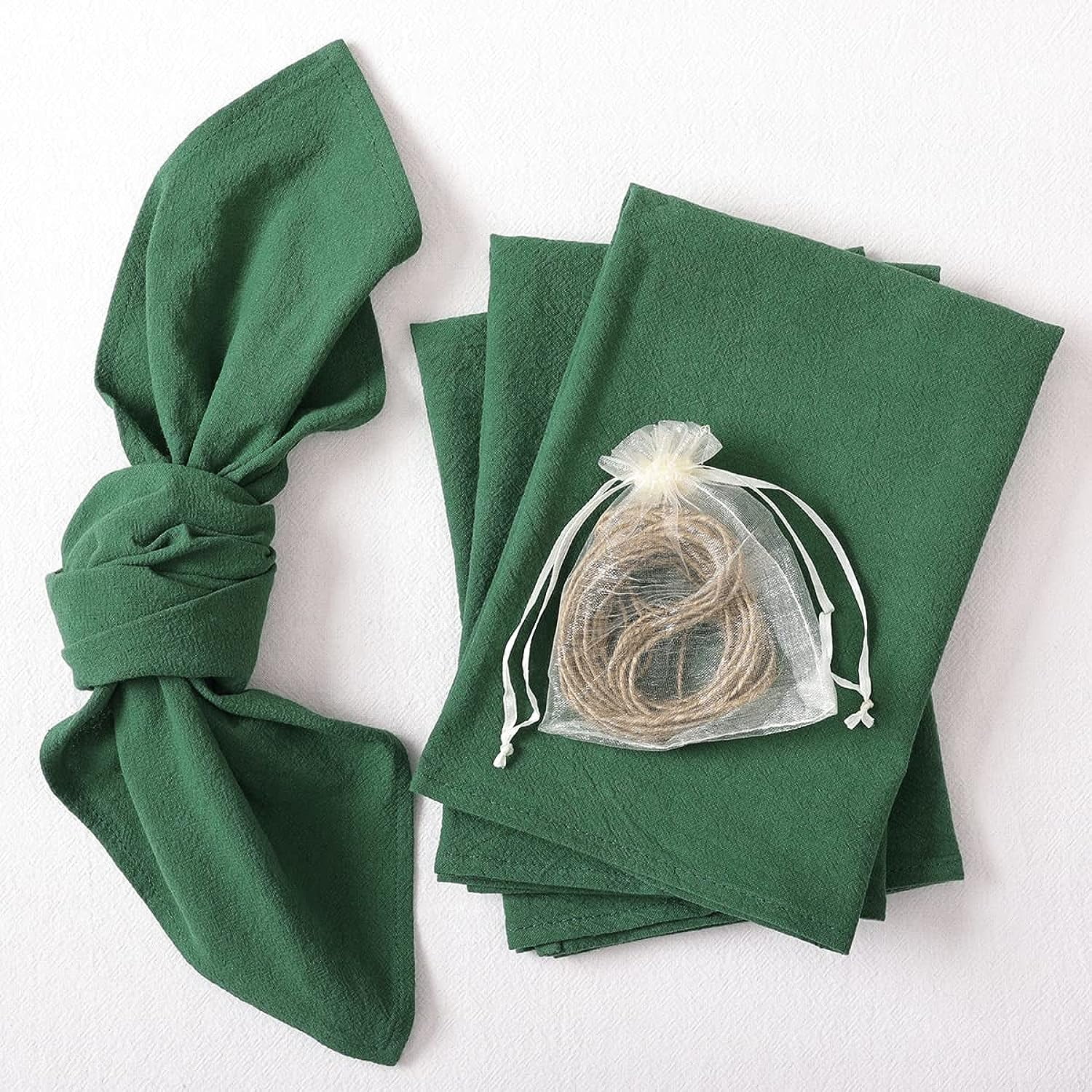 Holzlrgus Cotton Linen Napkins Bulk 17