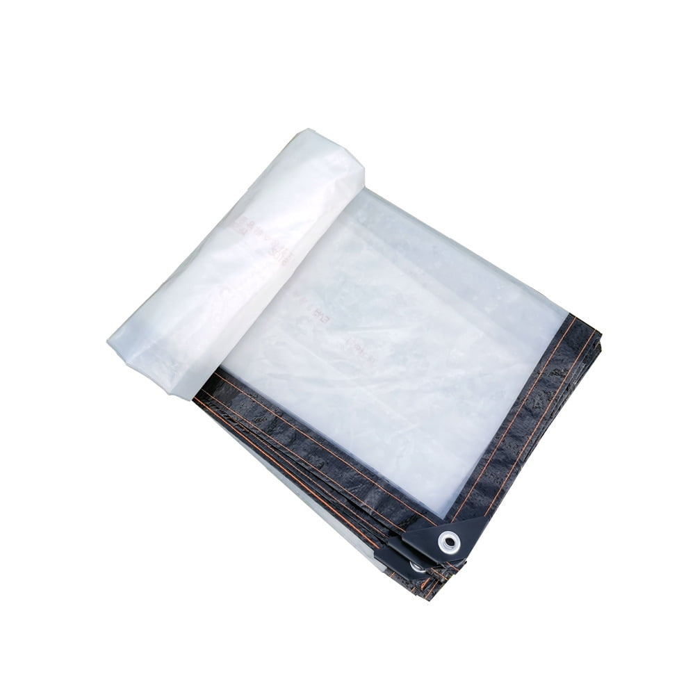 Clear Tarps Heavy Duty, Waterproof Tarpaulin Cover Greenhouse Garden Plant Patio 5 x 6.5FT 6.5*13ft - Image 4