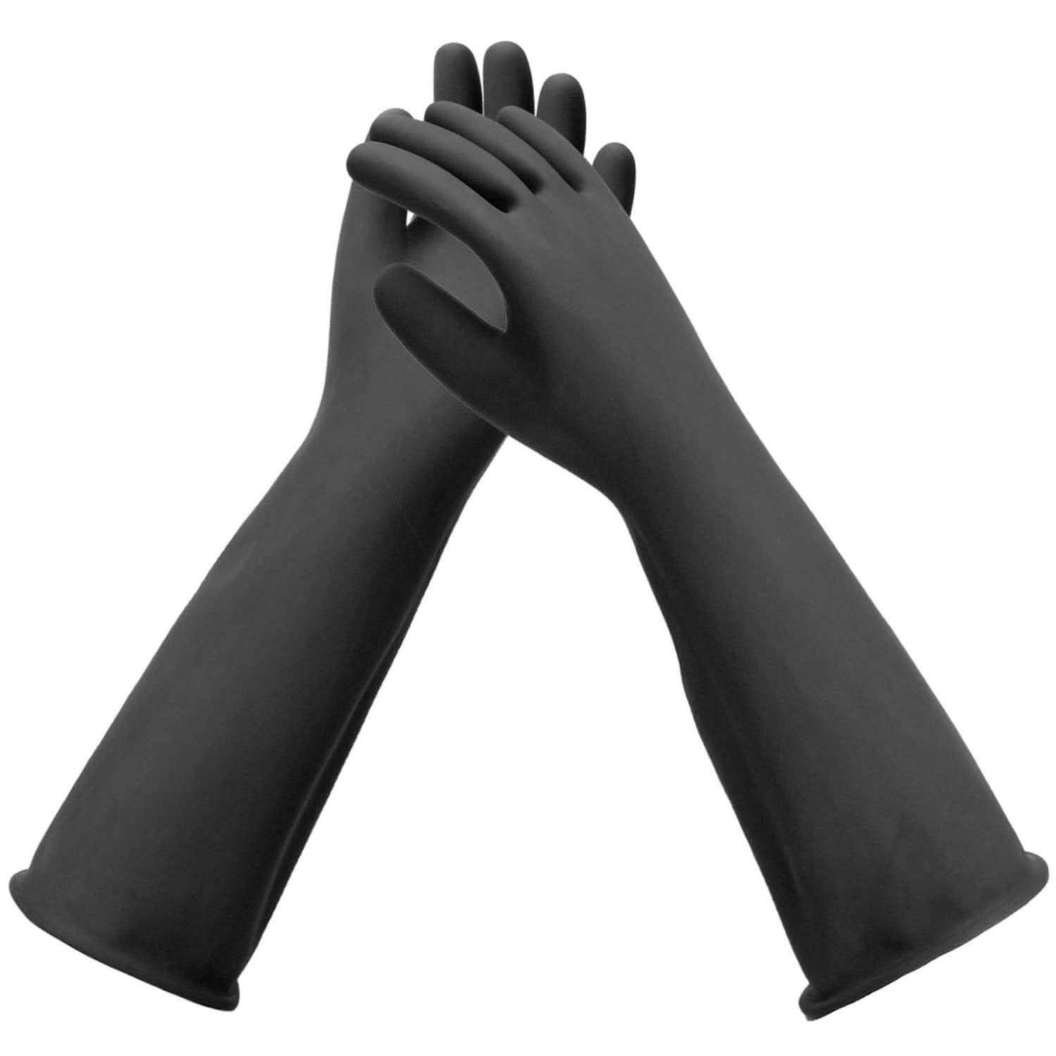 Black Rubber Gloves Extra Large, 22