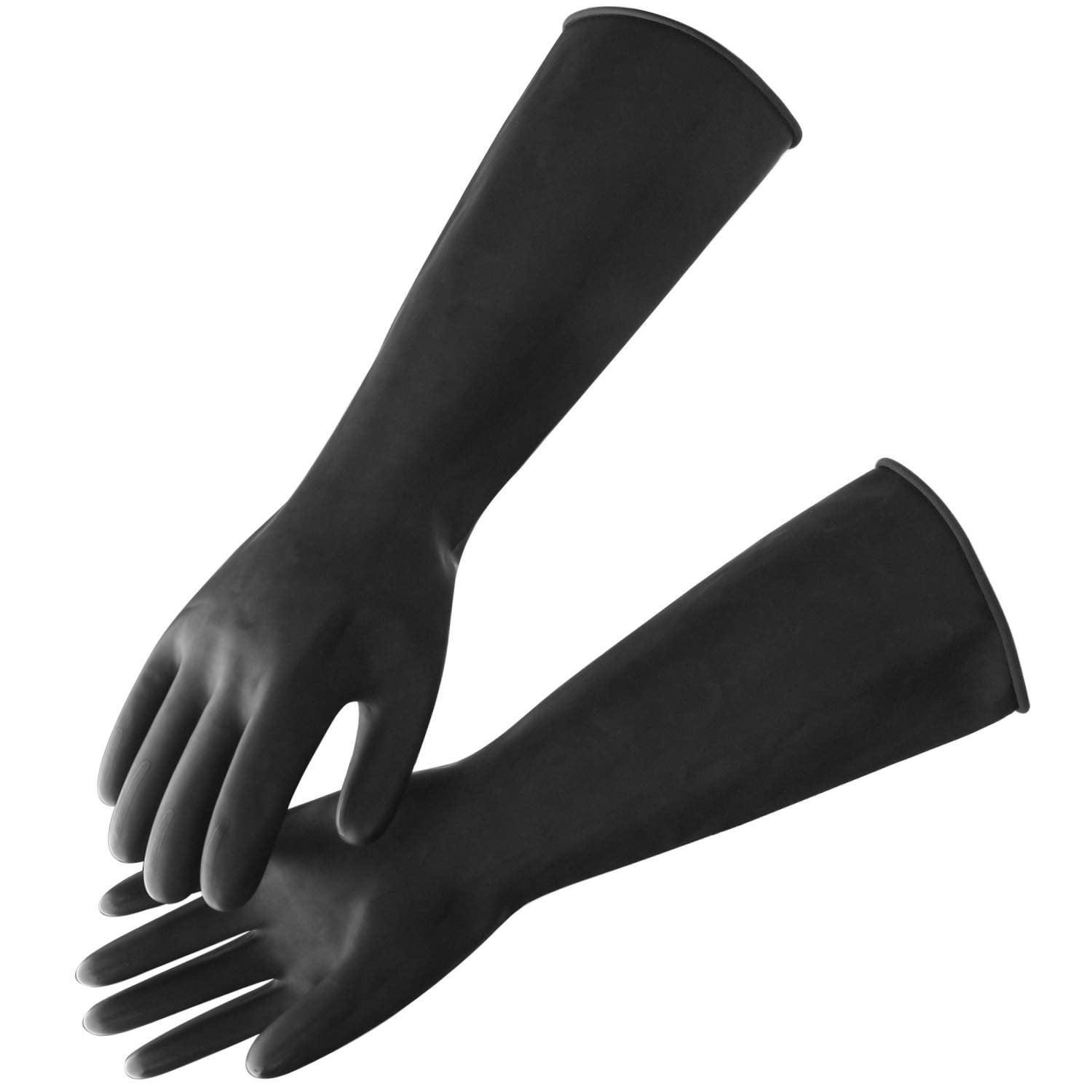 Black Rubber Gloves Extra Large, 22