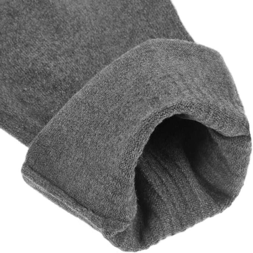 KEINXS Men Women Cashmere Knee Braces Supports Leg Warmer Winter Warm Thermal Wool Cycling Ski Running Knee Brace Pad Thicken Knee Pads Sleeve Knee Warmers 1 Pair(Free Size) Free Size none - Image 5
