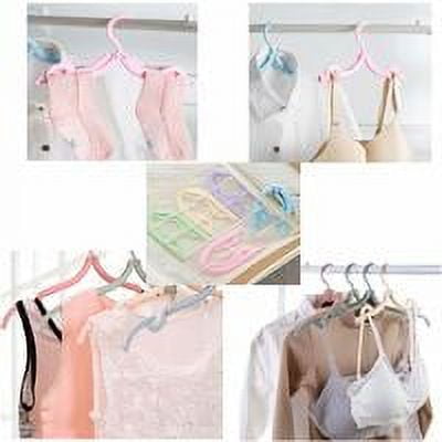 NeveLance Foldable Drying PP Material Travel Clothes Hangers, 20 Pieces - Image 4