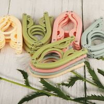 NeveLance Foldable Drying PP Material Travel Clothes Hangers, 20 Pieces - Image 5