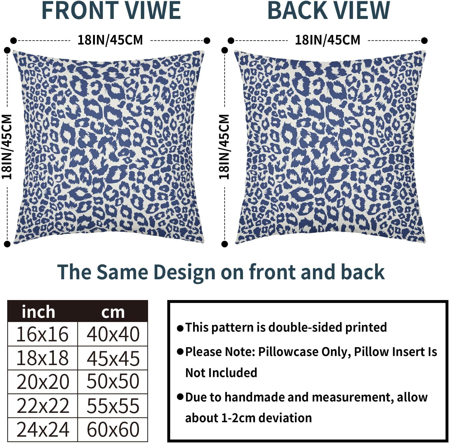 Lime Green White Leopard Print Pillow Covers 18x18 Inch Set of 2 Cheetah Animal Spots Decorative Throw Pillows For Couch Farmhouse Chinoiserie Pillow Cases Home Decor For Room Sofa Bed Porch Outdoor 18