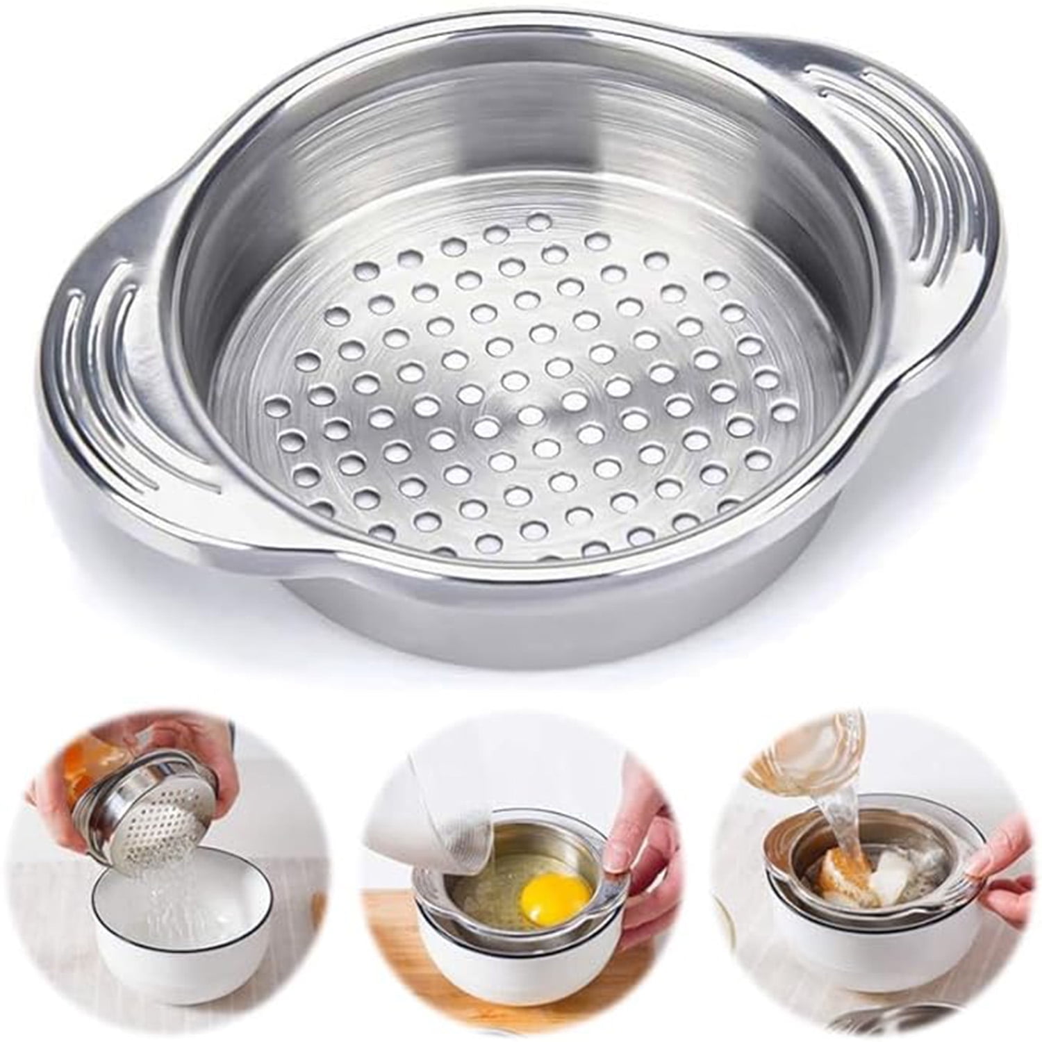 Tuna Can Strainer, 2024 New Food Grade Stainless Steel Tuna Can Strainer Press, Food Strainer, Can Colander for Home Kitchen (1 PC) 1Pack - Image 1