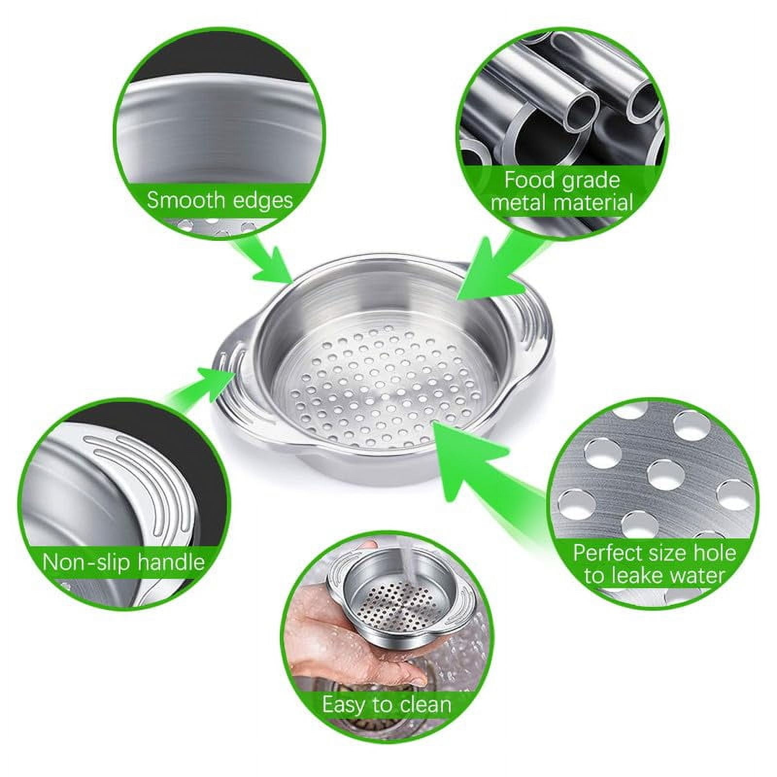 Tuna Can Strainer, 2024 New Food Grade Stainless Steel Tuna Can Strainer Press, Food Strainer, Can Colander for Home Kitchen (1 PC) 1Pack - Image 7