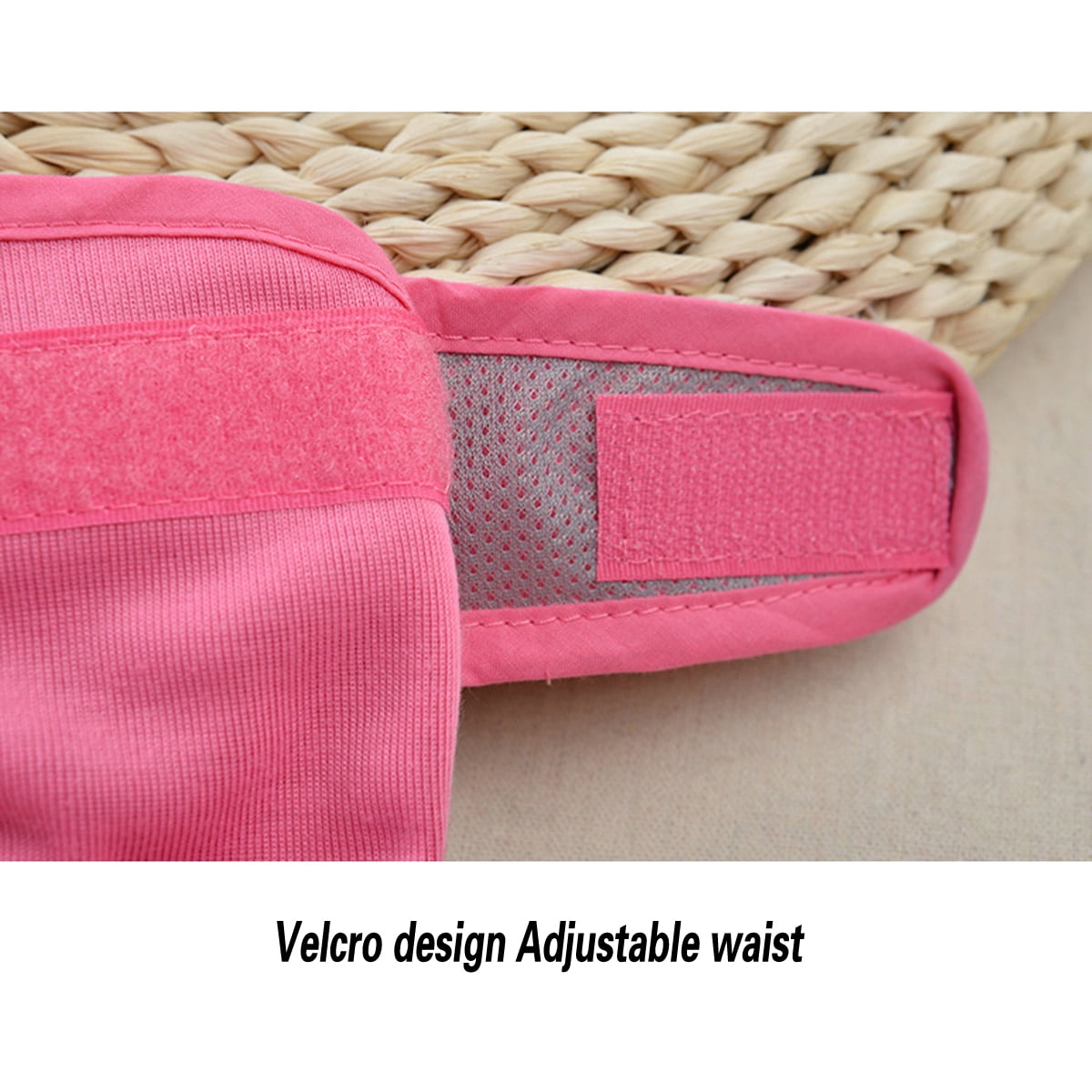Comfortable Dog Underwear Dog Diapers Pants Male Female to Put On/Off Breathable Physiological Pants Reusable Sanitary Panties for Small to Large Dogs Pet (1pcs, Pink, XL) XL Black - Image 8