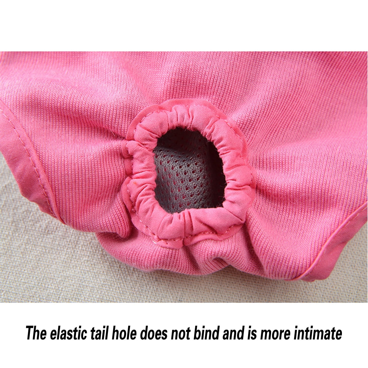 Comfortable Dog Underwear Dog Diapers Pants Male Female to Put On/Off Breathable Physiological Pants Reusable Sanitary Panties for Small to Large Dogs Pet (1pcs, Pink, XL) M Pink - Image 7