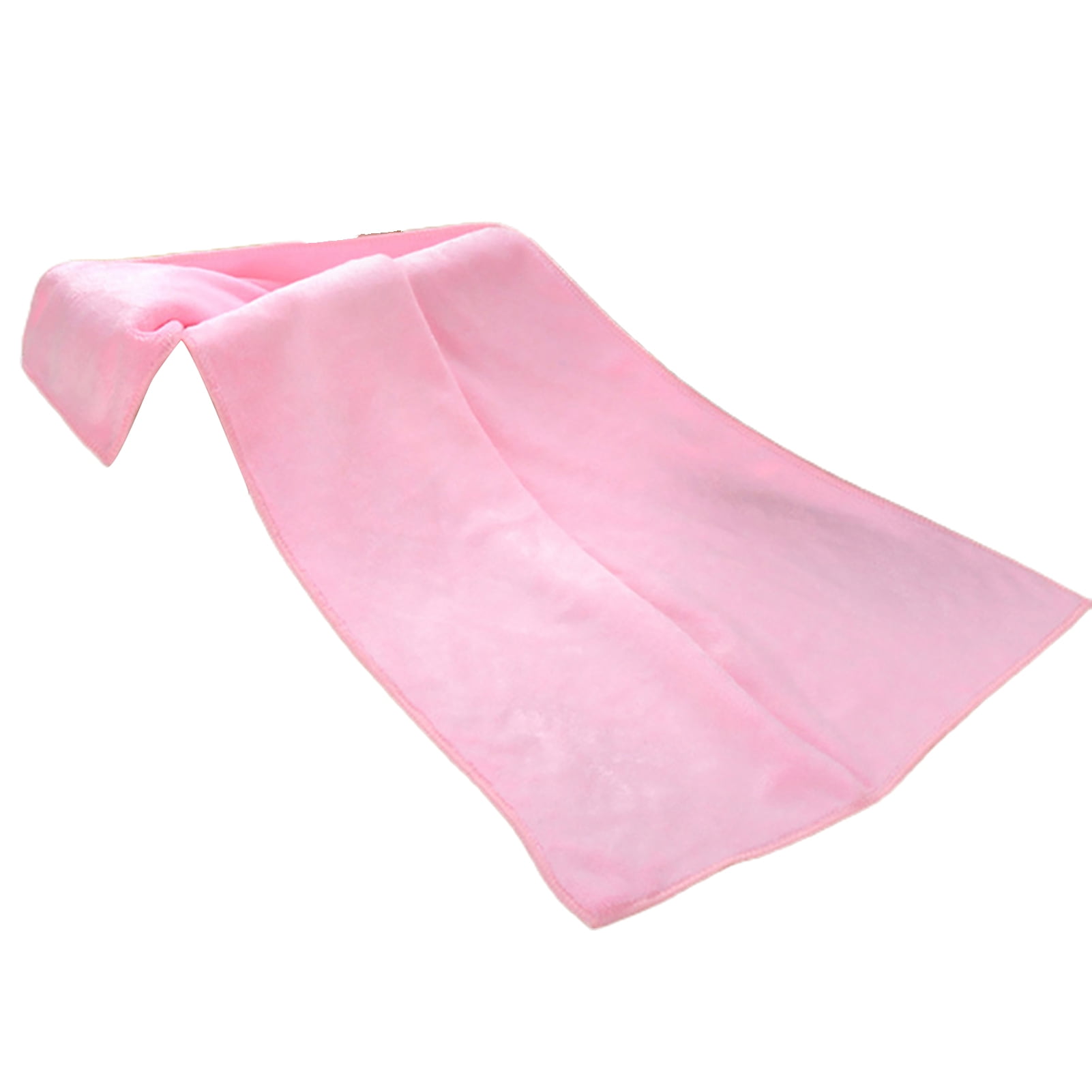 1Pc Microfiber Hair Towel Soft Super Absorbent Microfiber Microfiber Hair Towel Wraps Women for Gym Light Pink - Image 1