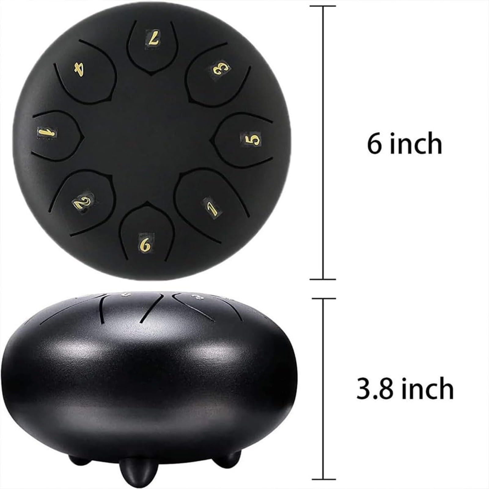 Rain Drum for Outside Garden,Chakra Drum for Rain Outdoor, Drum Rain Chime Waterproof,Rain Drum for Garden Instrument, chakra Drum 6 Inches 8 Notes, Chakra Rain Drum Outdoor A01 - Image 5