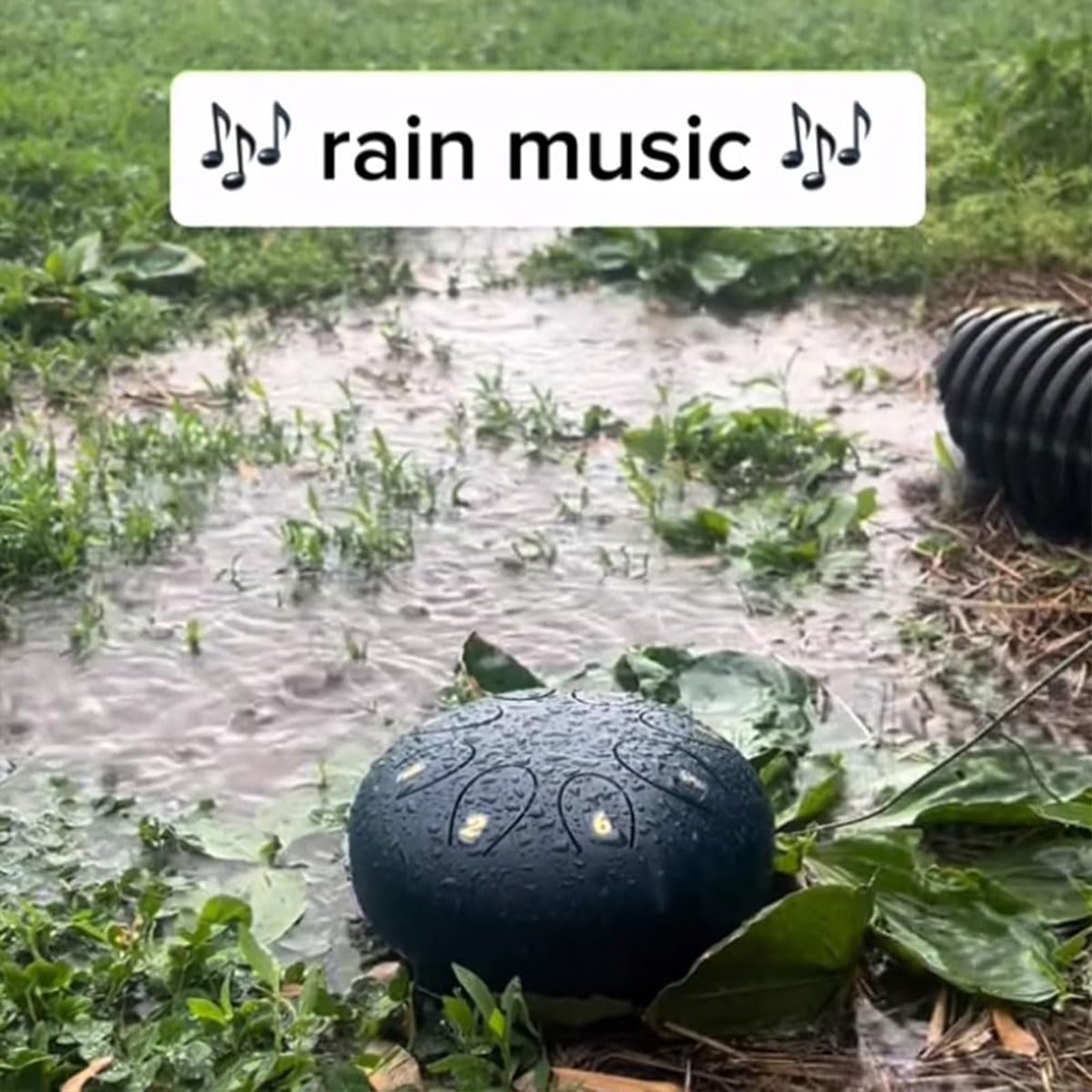 Rain Drum for Outside Garden,Chakra Drum for Rain Outdoor, Drum Rain Chime Waterproof,Rain Drum for Garden Instrument, chakra Drum 6 Inches 8 Notes, Chakra Rain Drum Outdoor A03 - Image 3