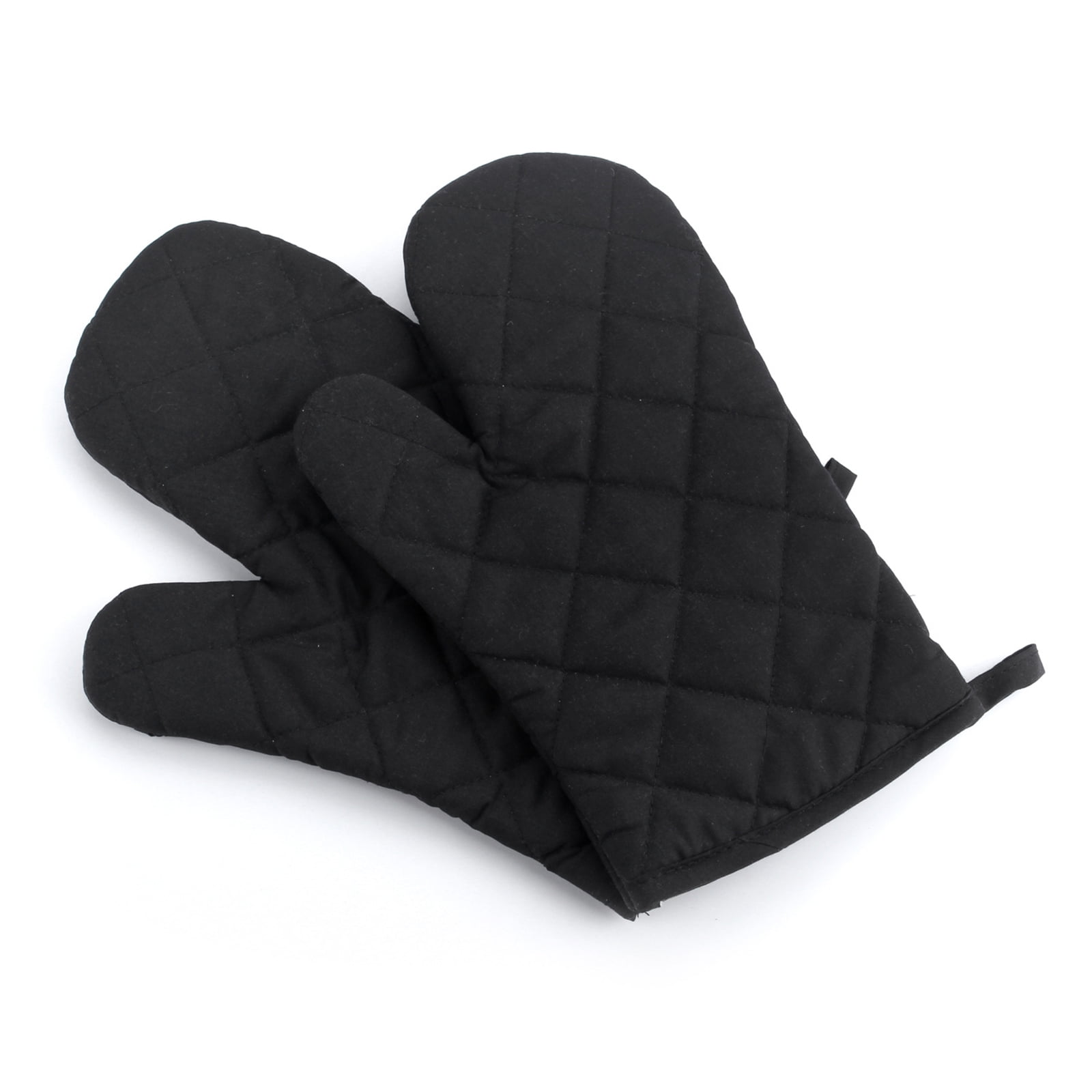 Poaug Oven Mitts on Sale Clearance 2Pc Oven Gloves Grill Gloves Slippery Cooking Gloves for Cooking Baking Grilling Yellow Z4-Black - Image 5