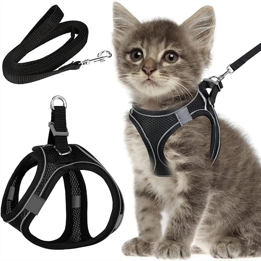 Escape-Proof Cat Harness & Leash Set for Cats, Kittens, Dogs, Puppies - XXS Size - Image 1
