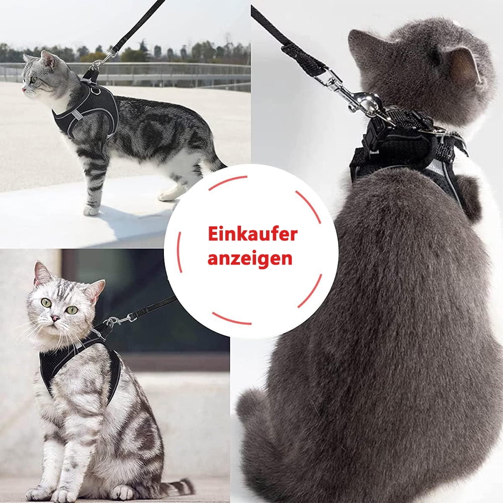 Escape-Proof Cat Harness & Leash Set for Cats, Kittens, Dogs, Puppies - XXS Size - Image 6