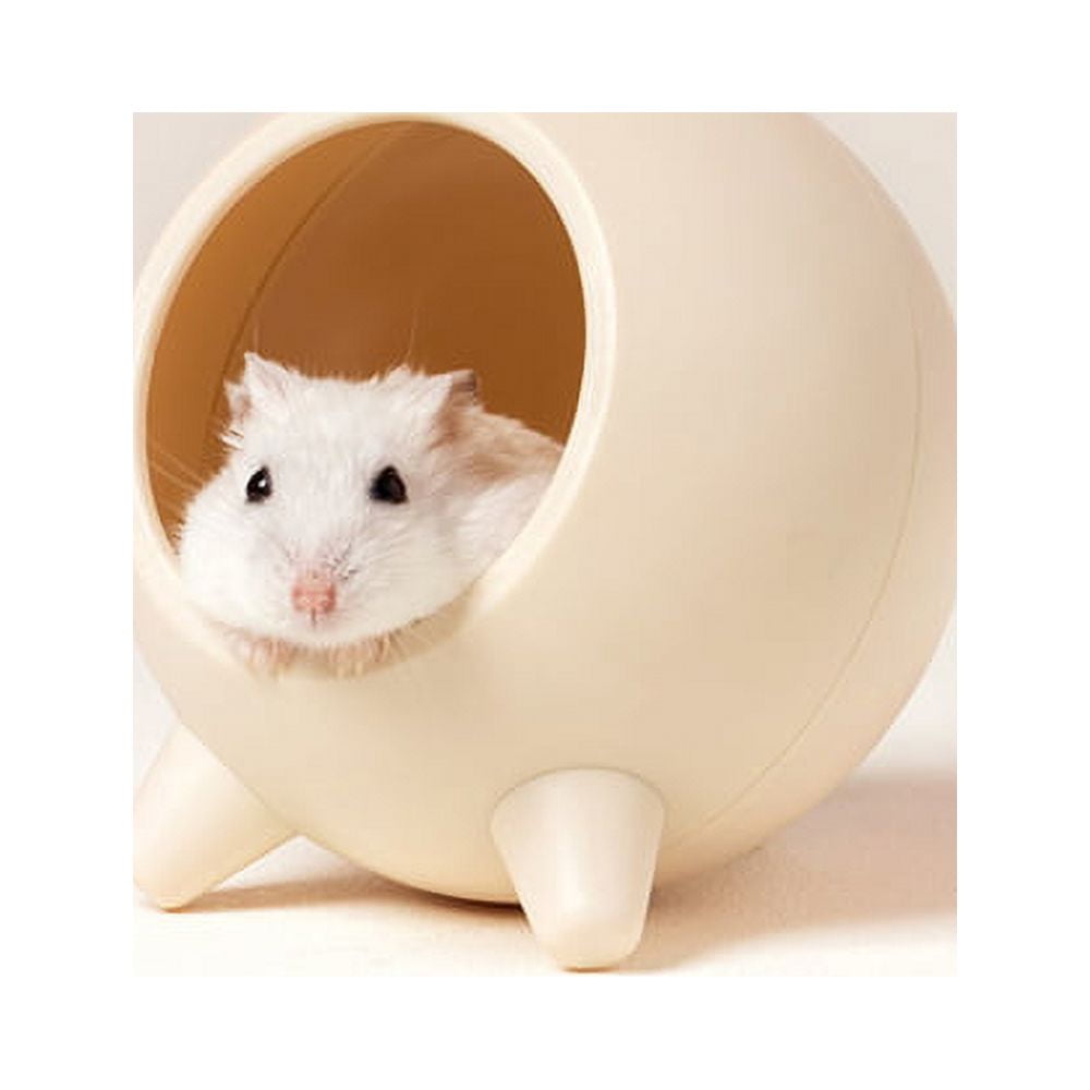 Visland House Semi-closed Keep Warm Burrowing Comfortable Hamster House Large Hideout for Hedgehog Chinchilla Bear Dragon nest Hamster Accessories Pink - Image 4