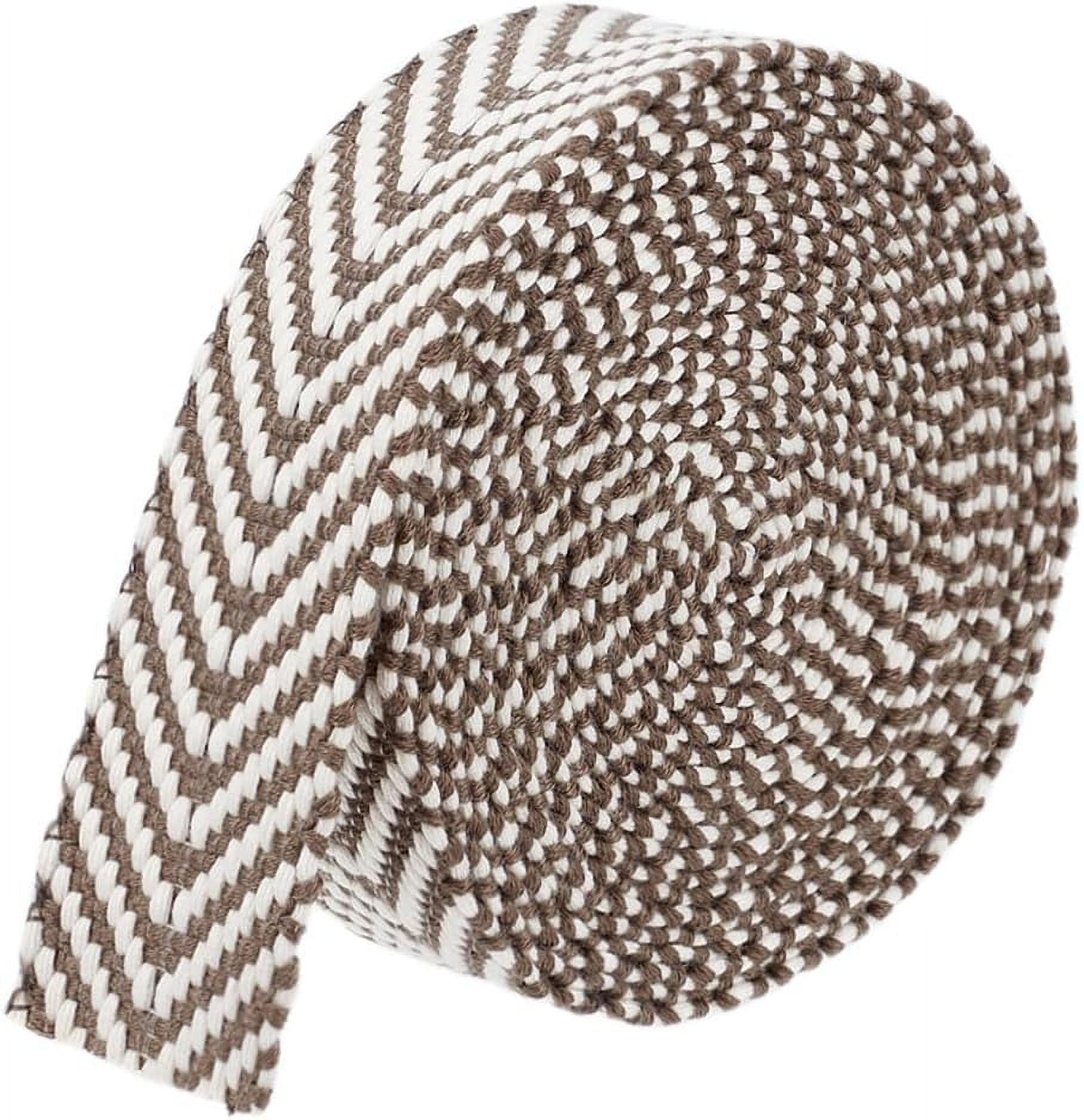 5 Yards Polycotton Jacquard Arrow Ribbon Clothes Accessories Olive 1-1/2 inch(38mm) - Image 1