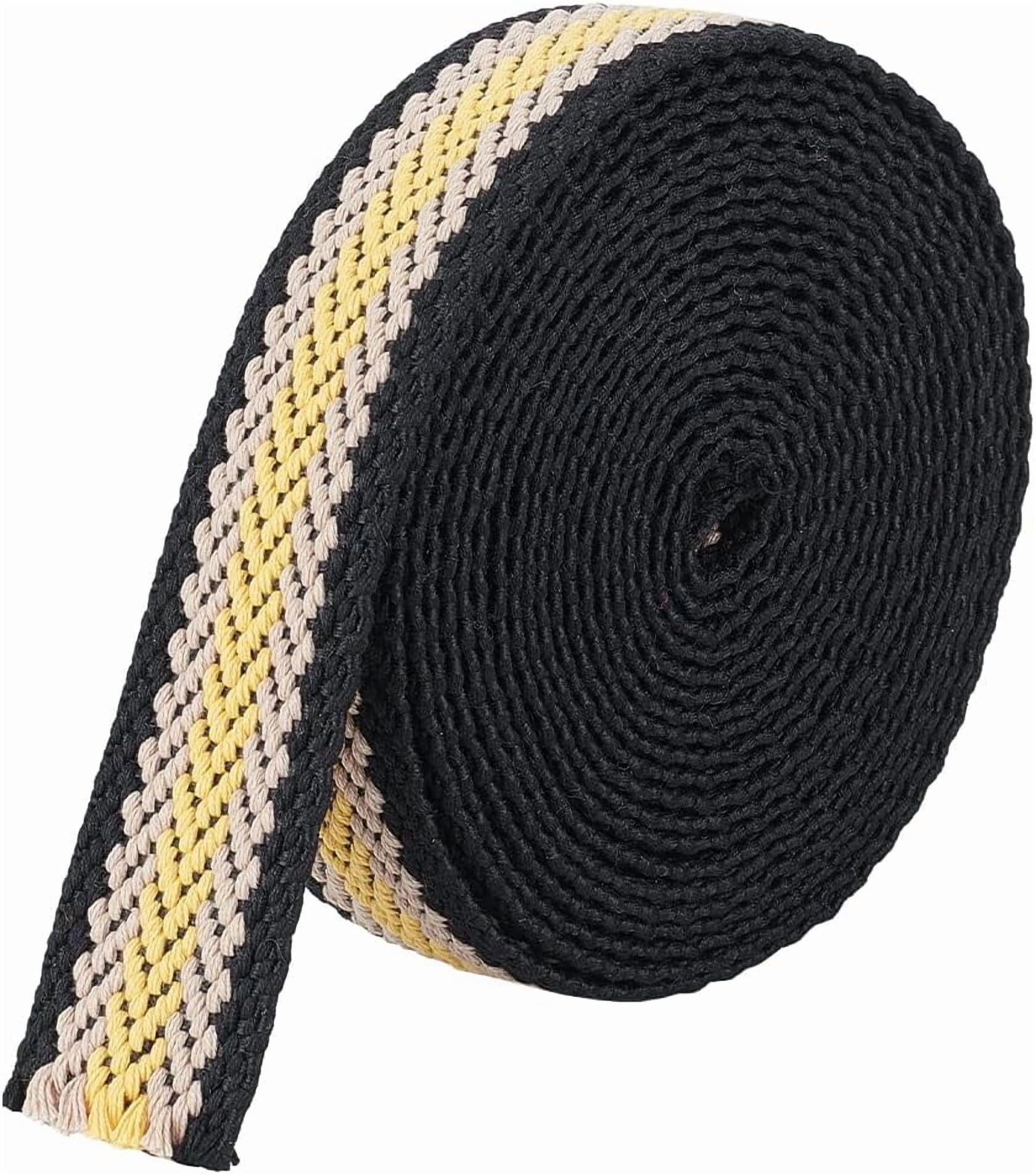 5 Yards Polycotton Jacquard Arrow Ribbon Clothes Accessories Olive 1-1/2 inch(38mm) - Image 1