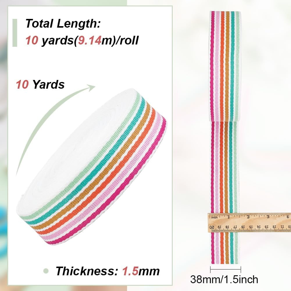 5 Yards Polycotton Jacquard Arrow Ribbon Clothes Accessories Olive 1-1/2 inch(38mm) - Image 8