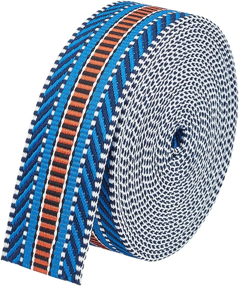 5 Yards Polycotton Jacquard Arrow Ribbon Clothes Accessories Olive 1-1/2 inch(38mm) - Image 1