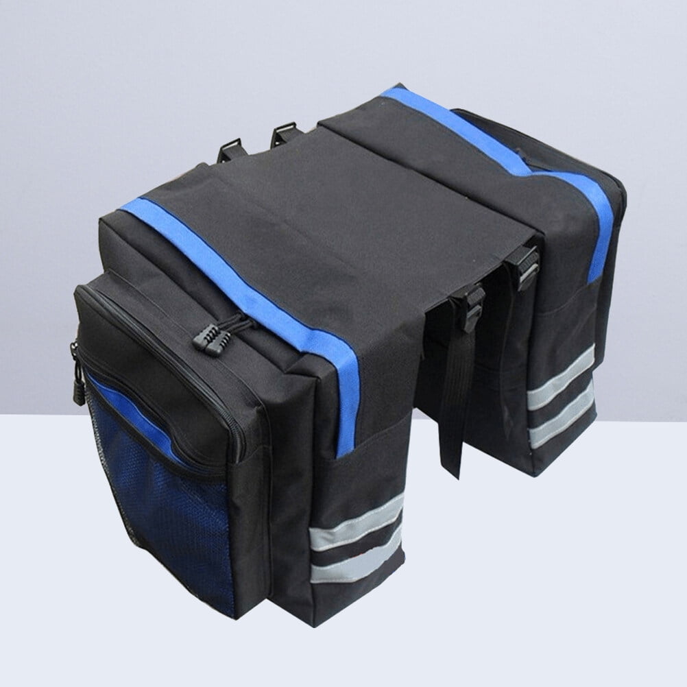 Bike Panniers Bag - 27L Large Rear Rack Bike Ebike Saddle Trunk Bags for Bicycle Water Resistant for Grocery Commuter Long Trip, Black - Image 7