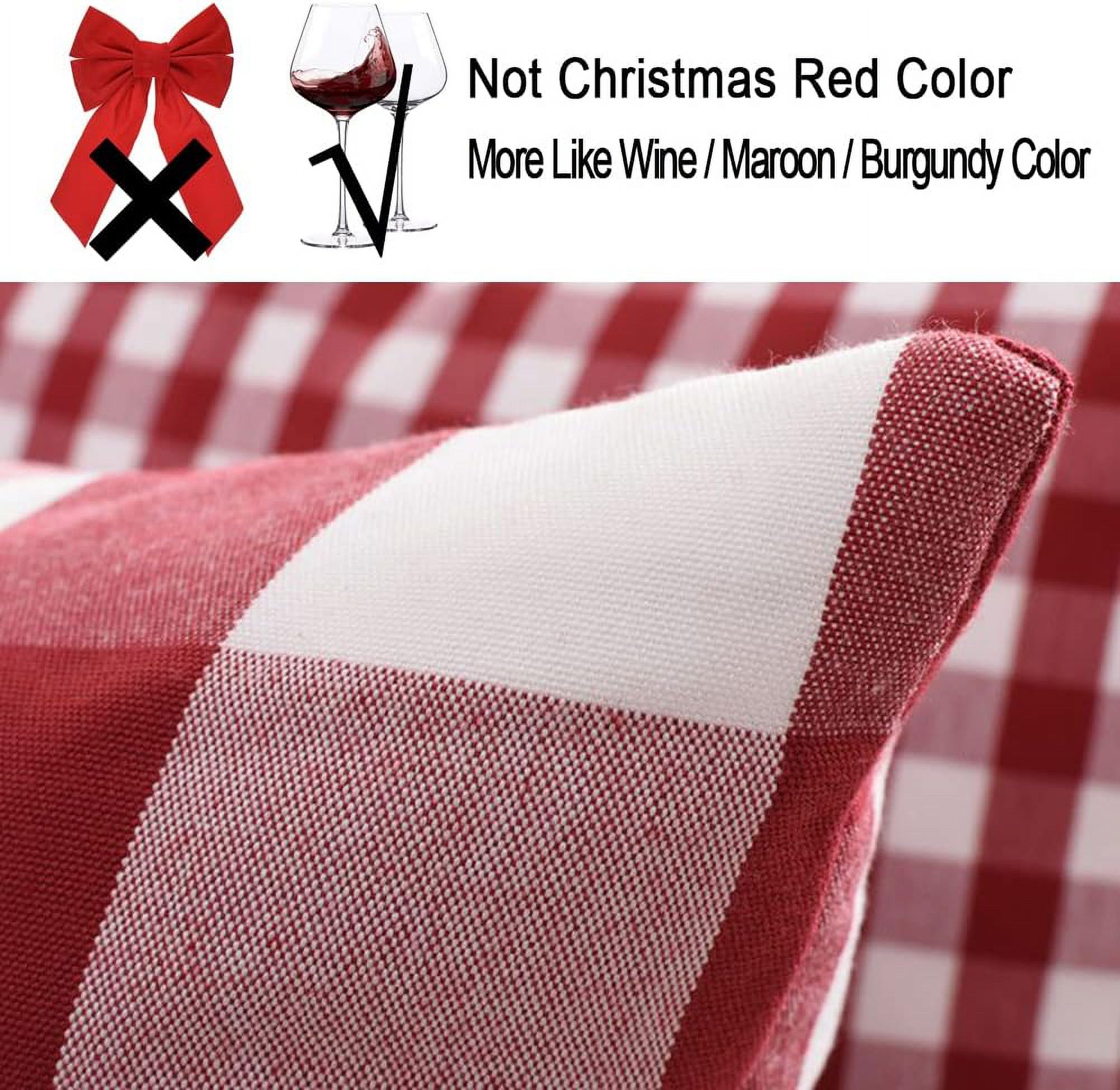 Light Blue Farmhouse Buffalo Plaid Pillow Covers 18x18 Set of 2 Patio Outdoor Decor Neutral Checkered Pillow Covers 18 x 18, Blue and White Gingham 20x20 Square Black - Image 2