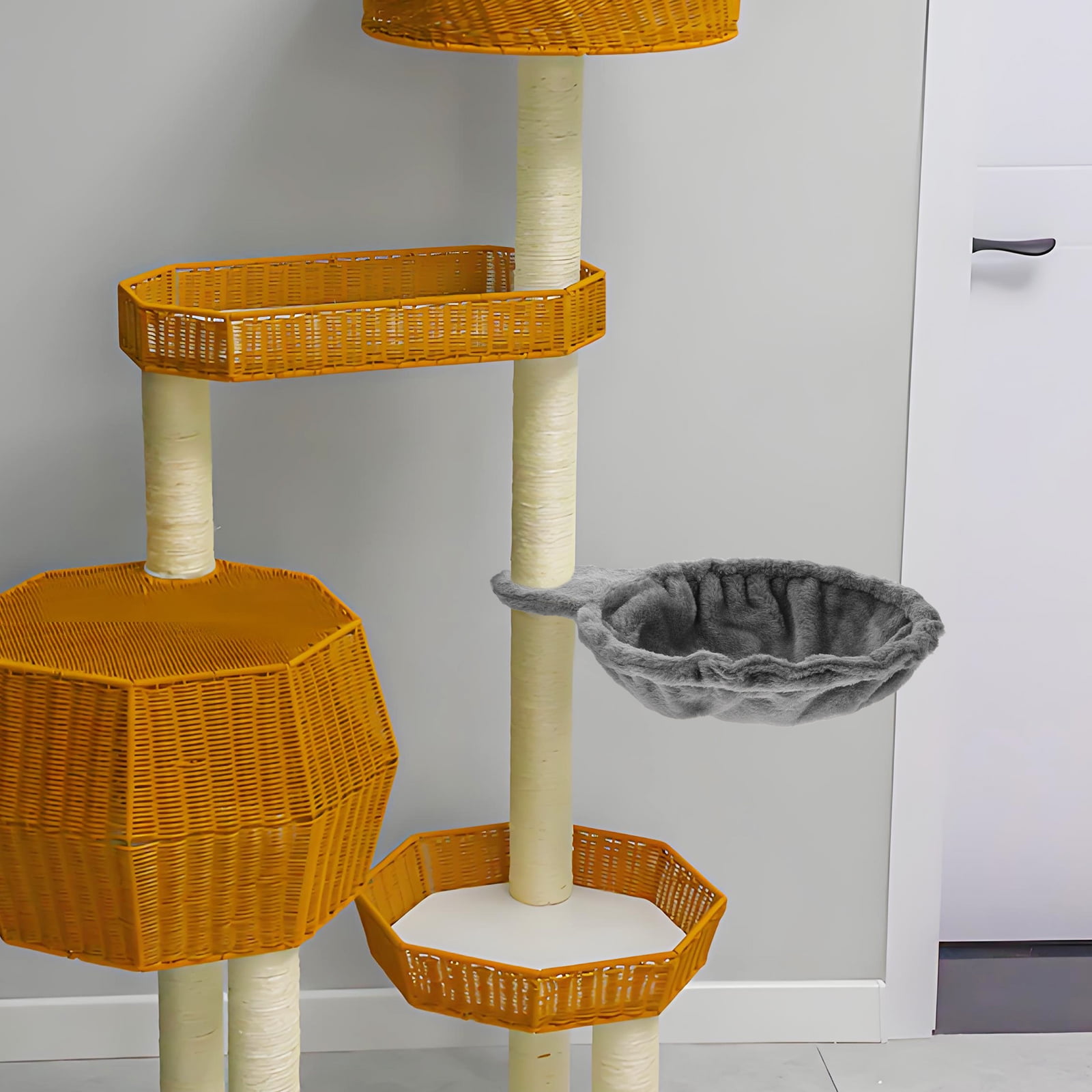 Large Cat Tree Hammock Bed Attachment Deep Basket Replacement Part Accessory - Image 4