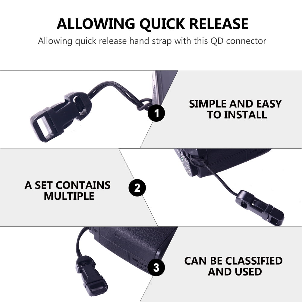 8pcs Quick Release Camera Strap QD Loops Connector Cameras Strap Adapter - Image 5
