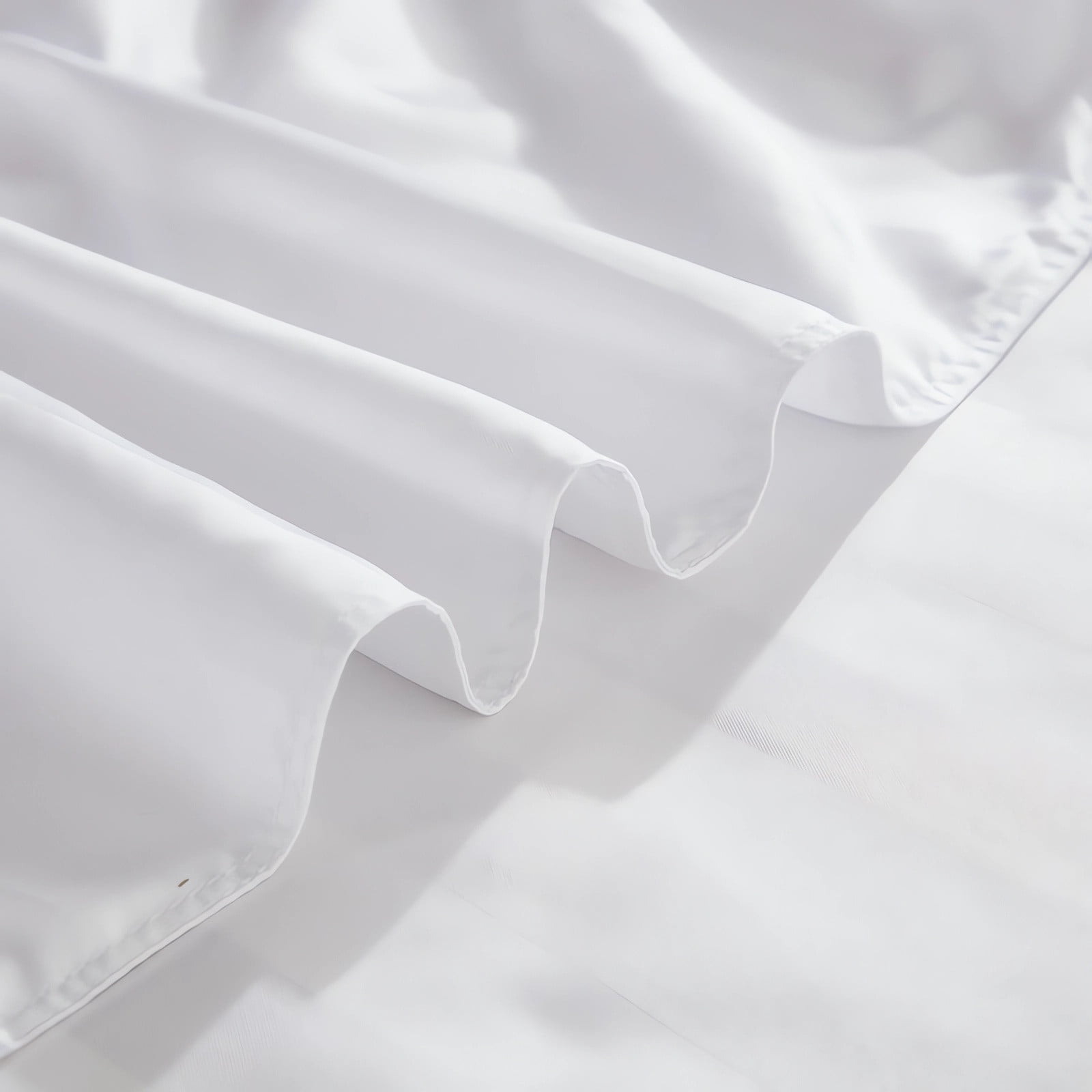 Kdkad Bed Sheets, Pure Linen Sheets, Breathable and Serviceable Line King Size Sheets, Anti-Tear Line Bed Sheets, Machine Washable, Deep Pocket 91×79 in White - Image 6