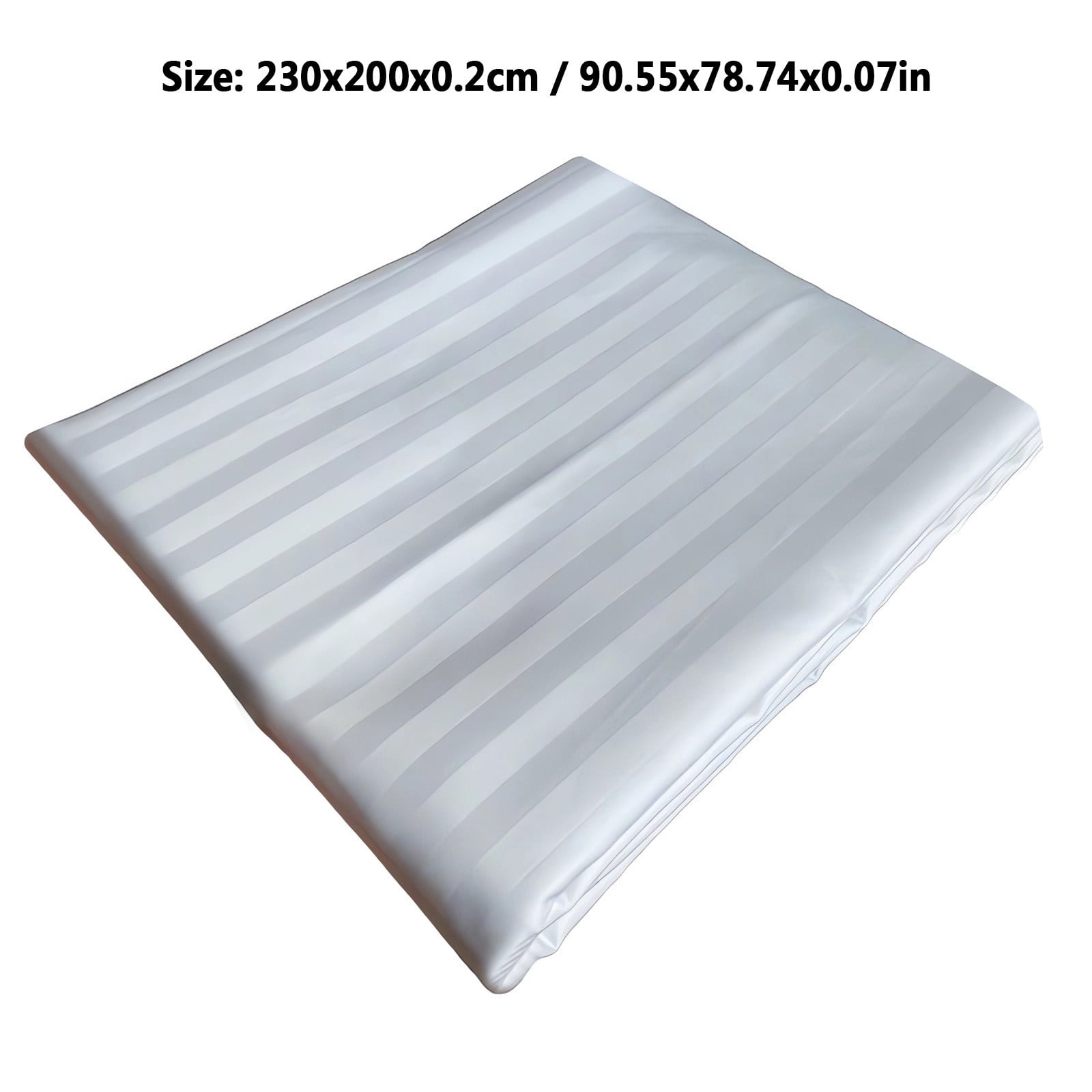 Kdkad Bed Sheets, Pure Linen Sheets, Breathable and Serviceable Line King Size Sheets, Anti-Tear Line Bed Sheets, Machine Washable, Deep Pocket 91×87 in White - Image 3