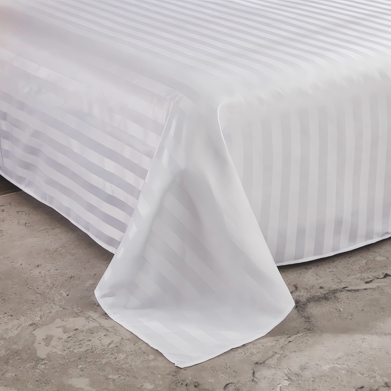 Kdkad Bed Sheets, Pure Linen Sheets, Breathable and Serviceable Line King Size Sheets, Anti-Tear Line Bed Sheets, Machine Washable, Deep Pocket 91×87 in White - Image 4