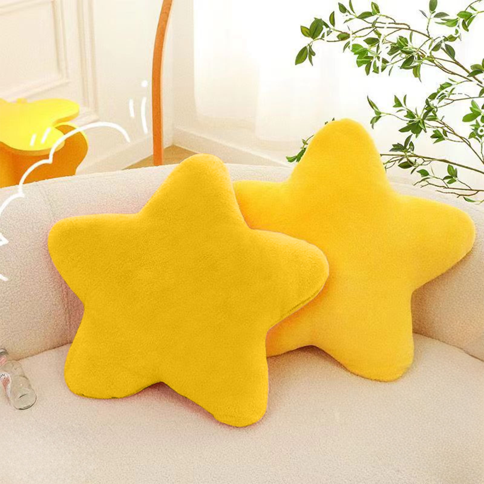 Chmadoxn Toddler Toys, Baby Toys Star Pillow Decorative Throw Pillows For Bed Couch Star Shaped Pillow Floor Cushions Room Decor Pillow With Soft Faux For Sofa Bedroom Toys for Kids, Birthday Gifts 13.7×13.7×1.2 in PK - Image 5