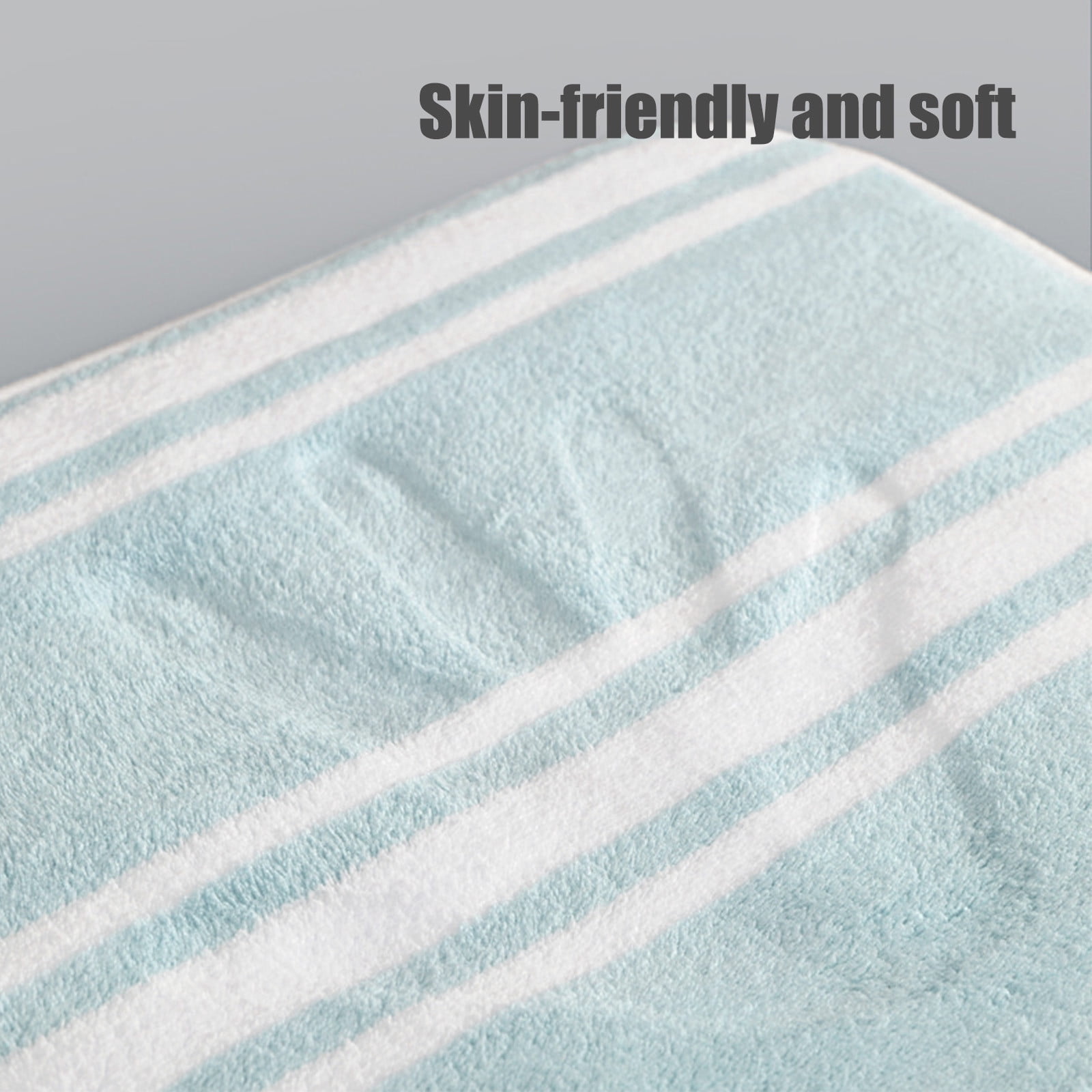 Chmadoxn Bath Towel, Oversize Bath Towel, 55×28 Inch Large Microfiber Bath Towels, Soft, Absorbent, and Quick Dry Towels for Bathroom, Pool, Beach, Swim, and Yoga, Large Bathroom Towels for Daily Use 13.4×30 in Blue - Image 4