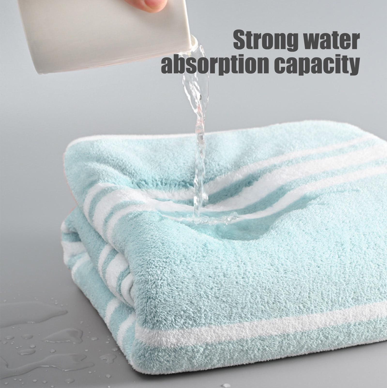 Chmadoxn Bath Towel, Oversize Bath Towel, 55×28 Inch Large Microfiber Bath Towels, Soft, Absorbent, and Quick Dry Towels for Bathroom, Pool, Beach, Swim, and Yoga, Large Bathroom Towels for Daily Use 13.4×30 in Blue - Image 7