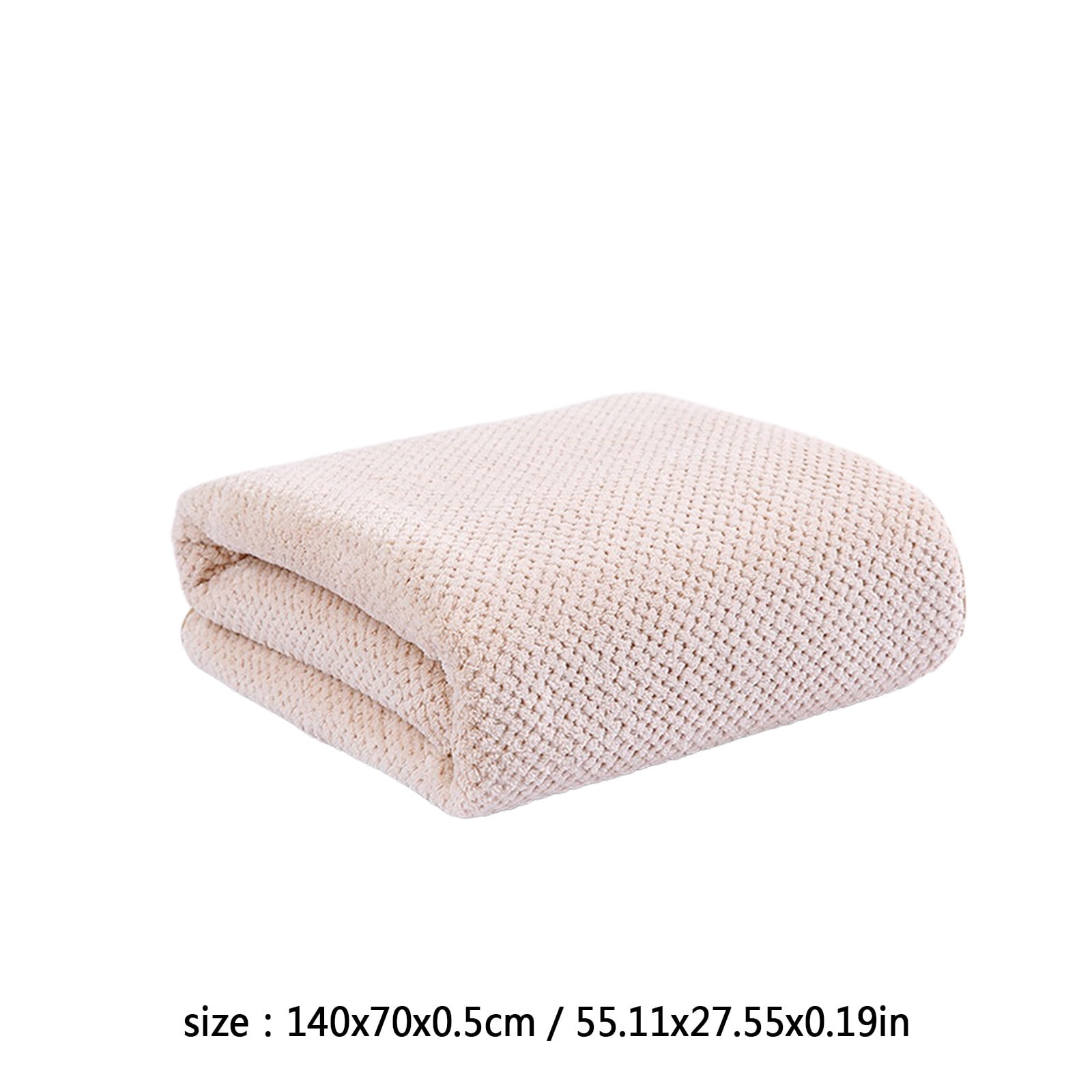 Chmadoxn Bath Towel, Oversize Bath Towel, 55×28 Inch Large Microfiber Bath Towels, Soft, Absorbent, and Quick Dry Towels for Bathroom, Pool, Beach, Swim, and Yoga, Large Bathroom Towels for Daily Use 55×28 in Khaki - Image 3