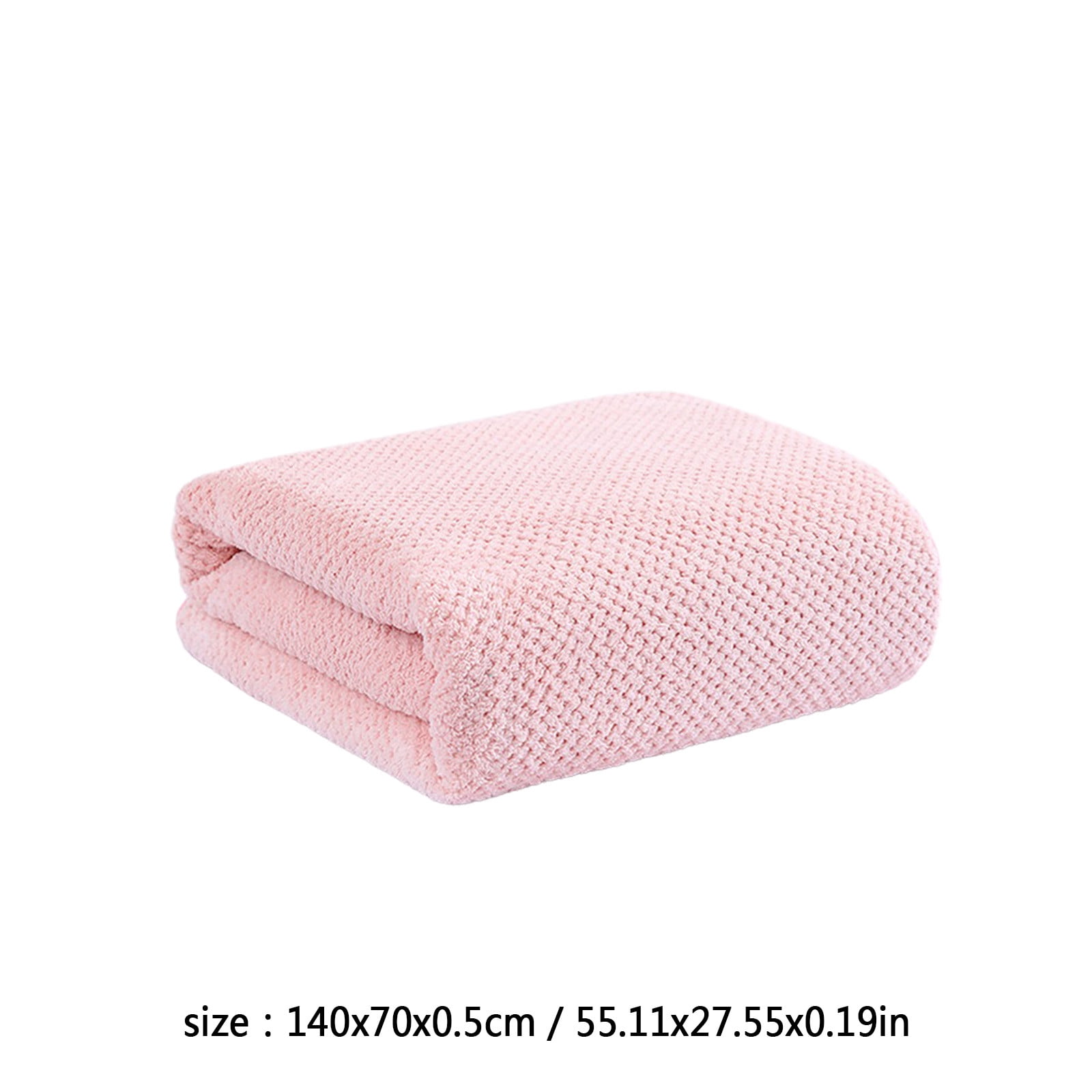 Chmadoxn Bath Towel, Oversize Bath Towel, 55×28 Inch Large Microfiber Bath Towels, Soft, Absorbent, and Quick Dry Towels for Bathroom, Pool, Beach, Swim, and Yoga, Large Bathroom Towels for Daily Use 55×28 in Pink - Image 3