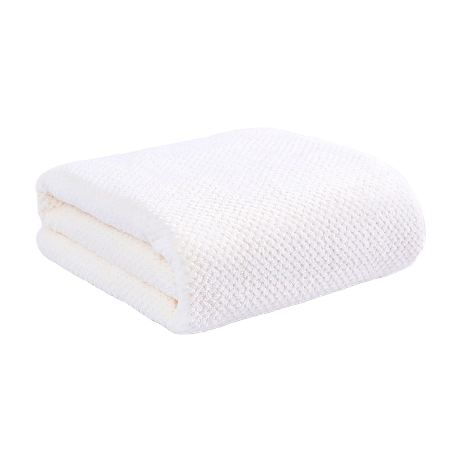 Chmadoxn Bath Towel, Oversize Bath Towel, 55×28 Inch Large Microfiber Bath Towels, Soft, Absorbent, and Quick Dry Towels for Bathroom, Pool, Beach, Swim, and Yoga, Large Bathroom Towels for Daily Use 55×28 in White - Image 2