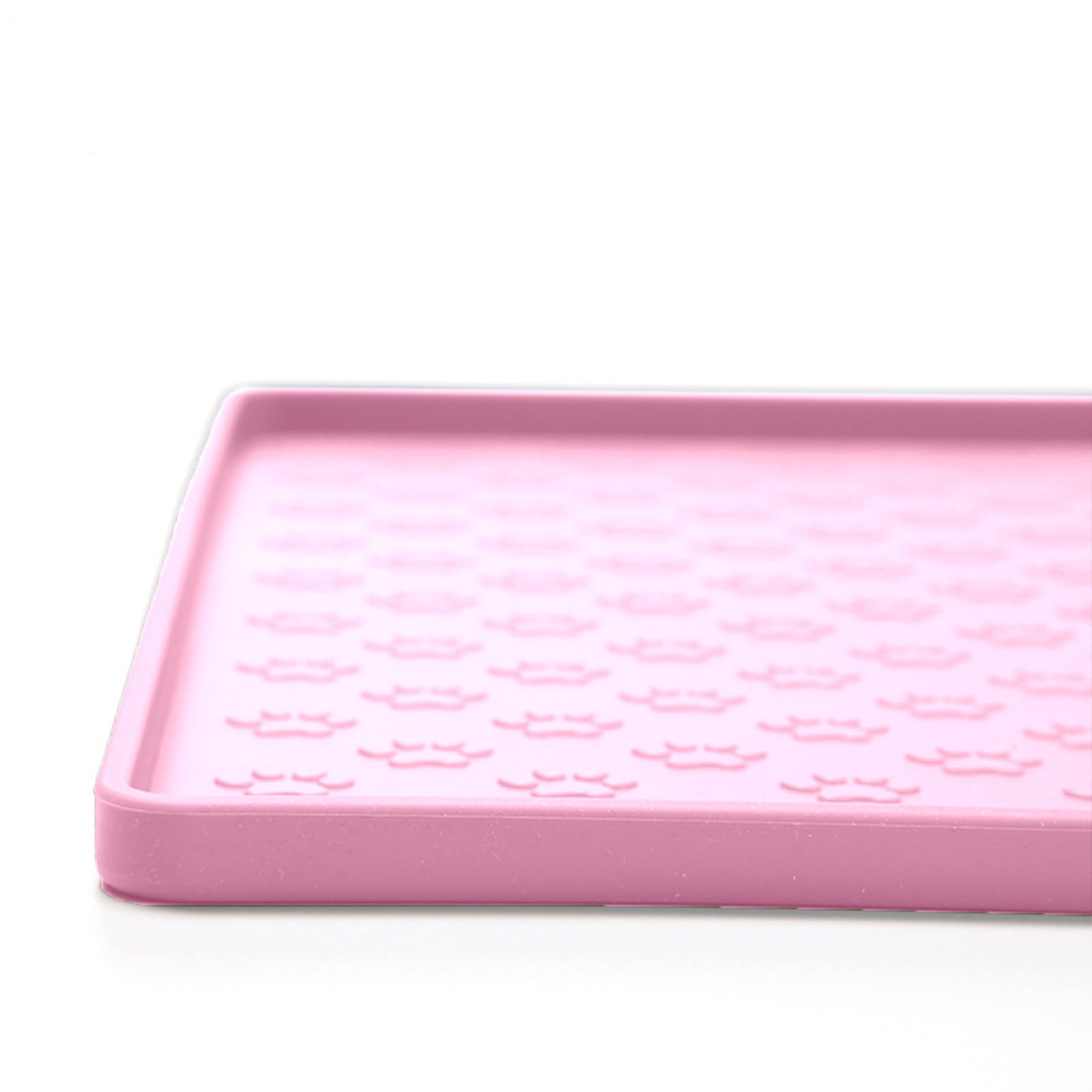 Darzheoy Dog Food Mat, Waterproof Dog Bowl Mat, Silicone Dog Mat for Food and Water, Pet Food Mat with Edges, Nonslip Dog Feeding Mat, Dog Food Mats for Floors Pink - Image 7