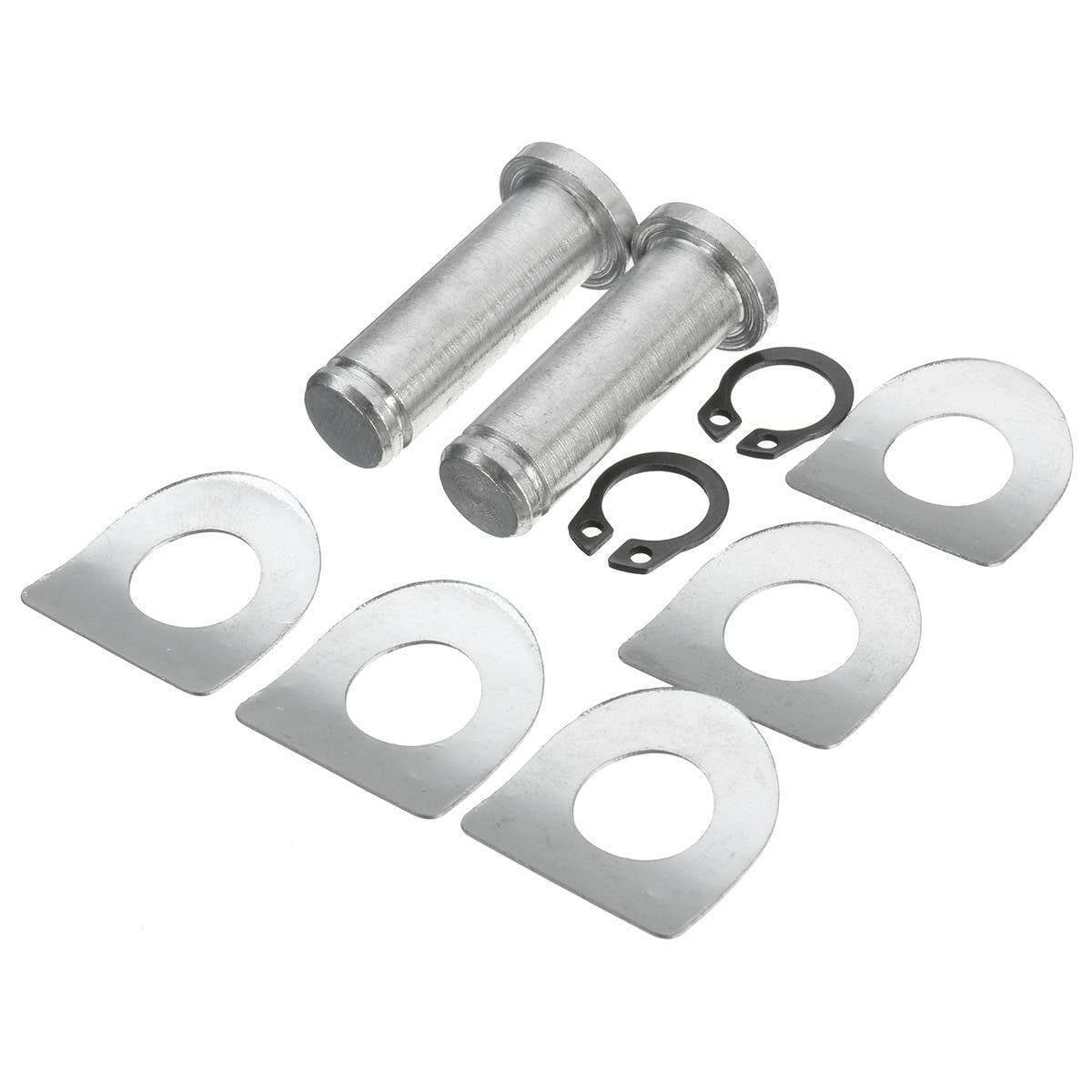 Universal Motorcycle Foot Peg Mounting Pins Kit Motorcycle Foot Pegs Foot Pegs Mount Bolt Pins Washers Kit Compatible compatible for motorcycle 3.00X1.10X1.10CM Silver - Image 1