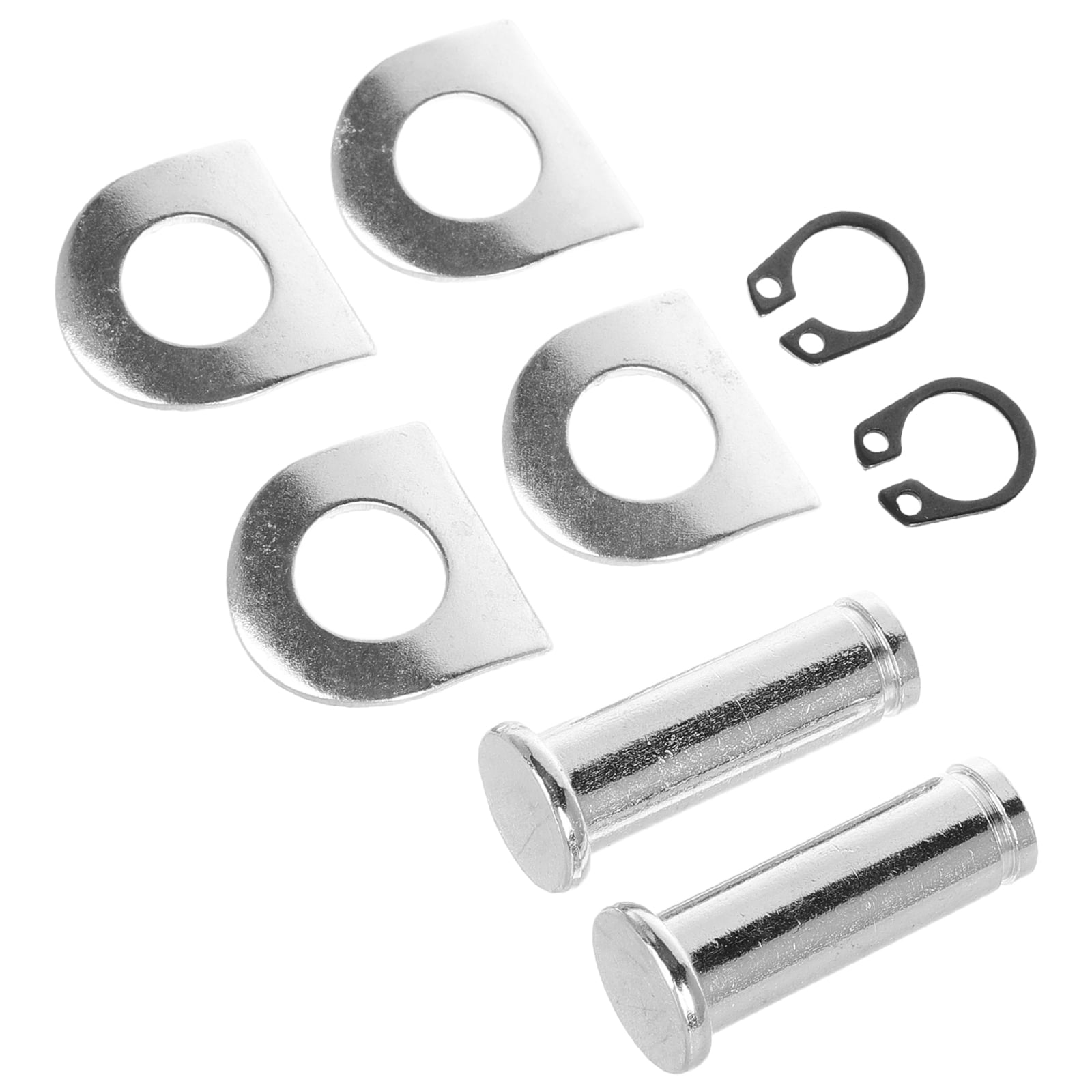 Universal Motorcycle Foot Peg Mounting Pins Kit Motorcycle Foot Pegs Foot Pegs Mount Bolt Pins Washers Kit Compatible compatible for motorcycle 3.00X1.10X1.10CM Silver - Image 4