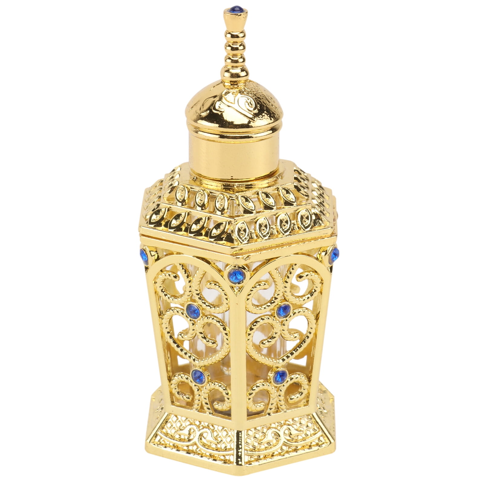 HOOWIFFY Golden Glass Perfume Bottle with Craftsmanship 1Pc - Image 4