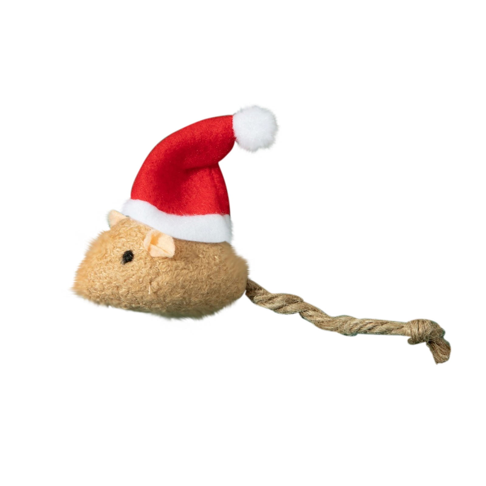 Darzheoy Catnip Toys Interactive Toy Christmas Hat Costume Plush Mouse Shaped Cat Toys for Cat Kitten Indoor D - Image 4