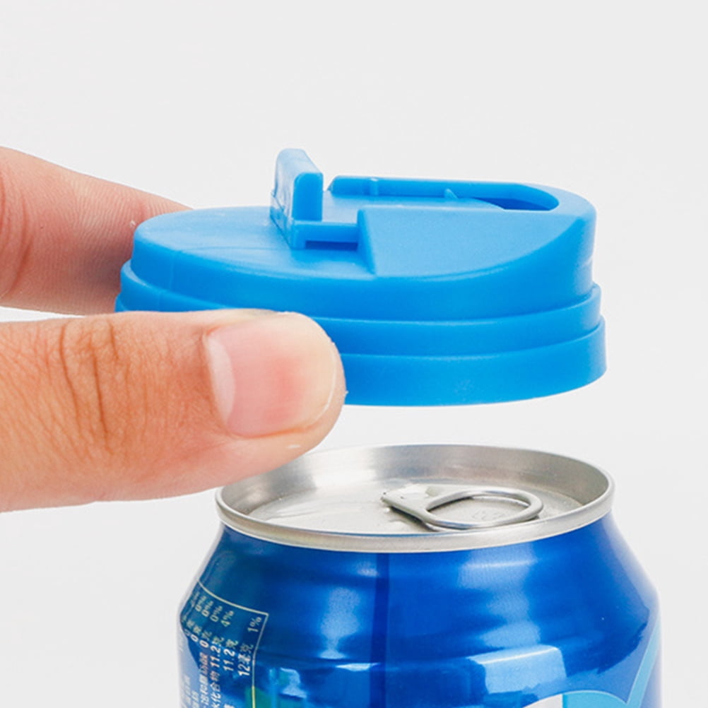 4pcs Soda Can Lids Plastic Leakproof Soda Can Covers Sealing Soda Can Covers 5.80X5.80X1.60CM Assorted Color - Image 2